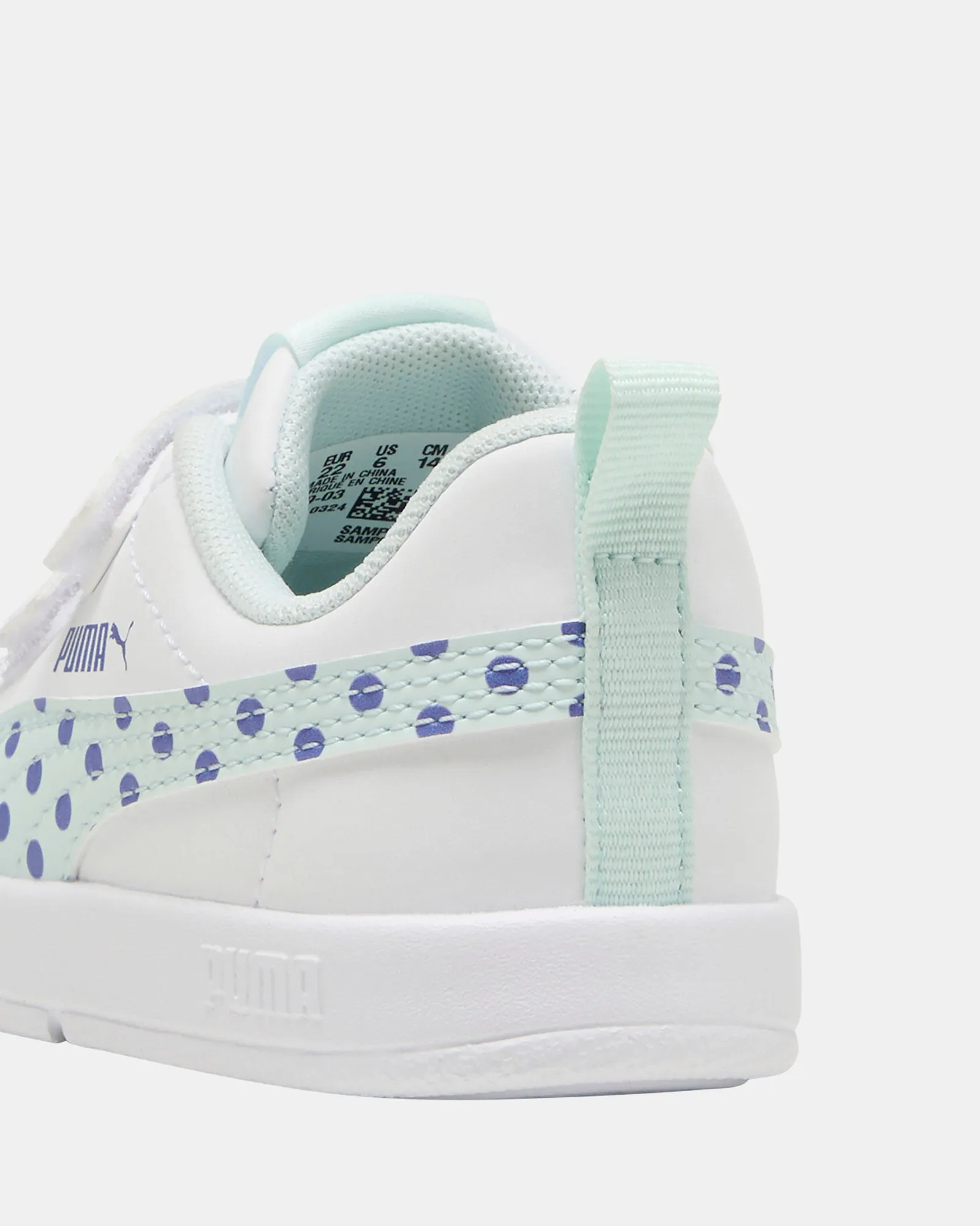 Courtflex V3 Dotty V Inf White/Blue