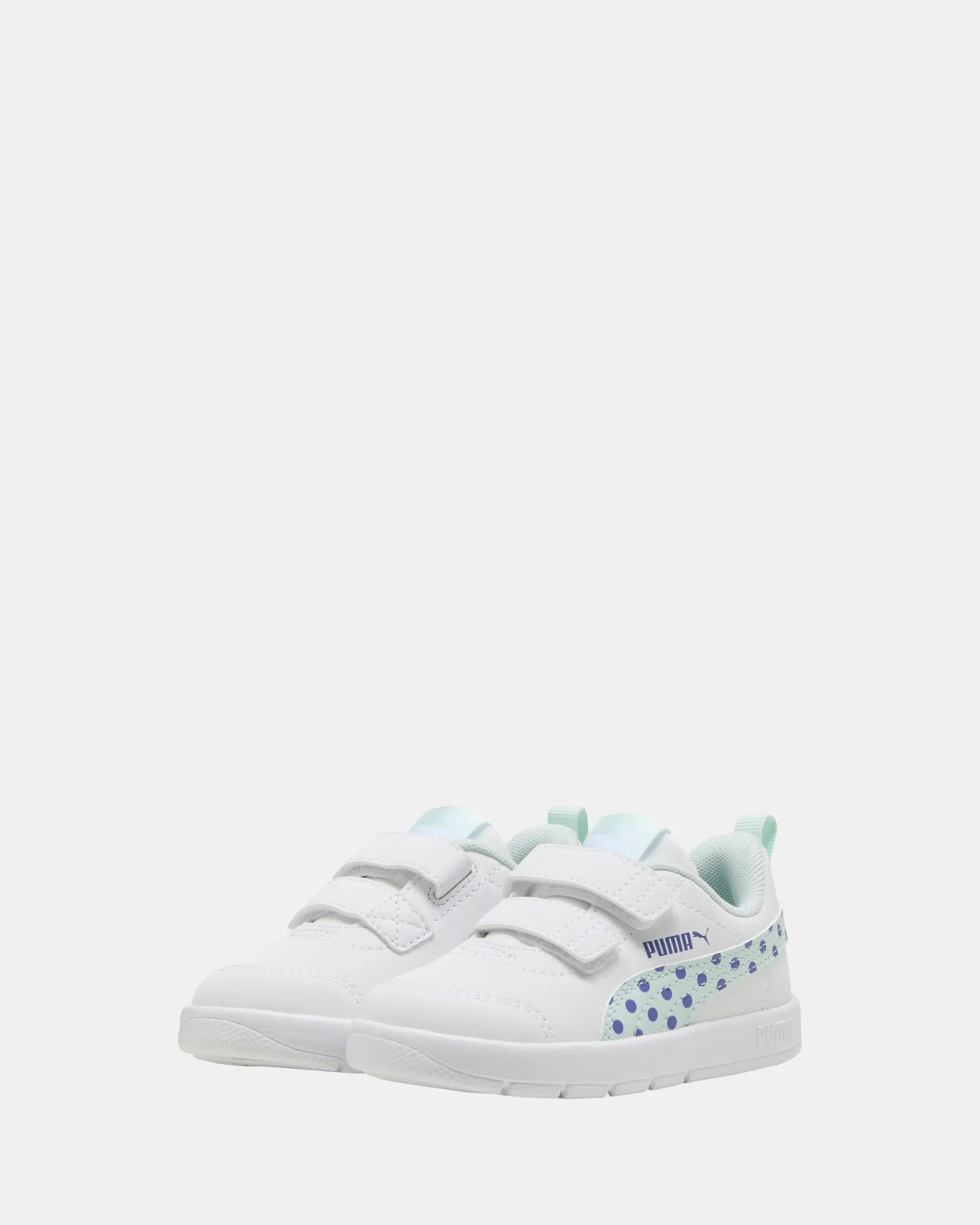Courtflex V3 Dotty V Inf White/Blue