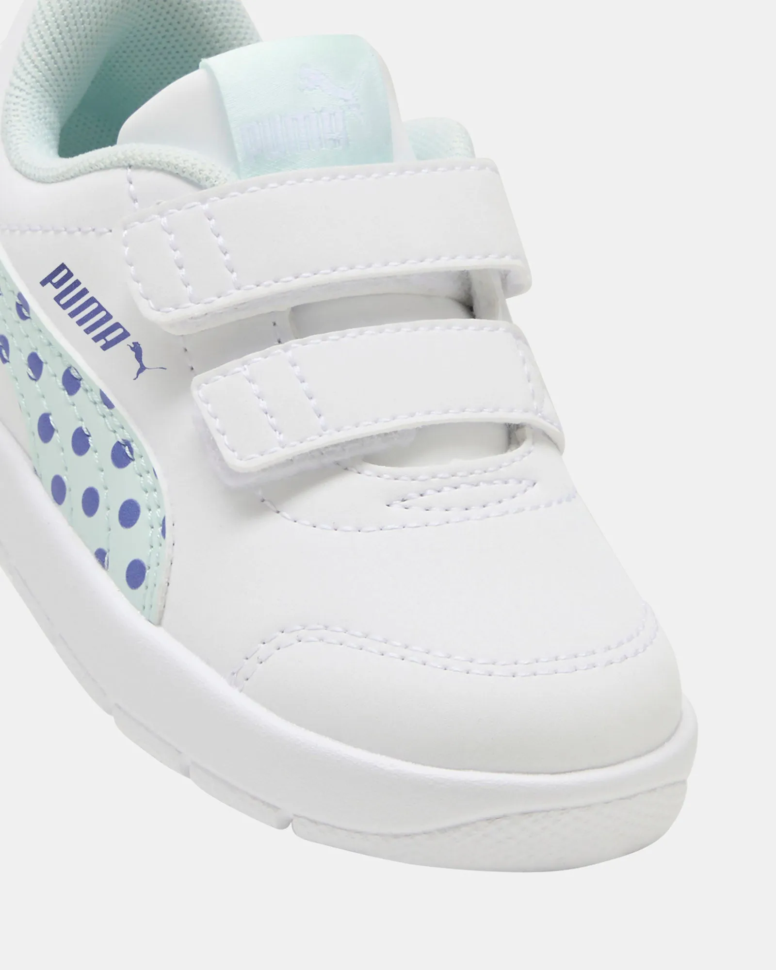 Courtflex V3 Dotty V Inf White/Blue