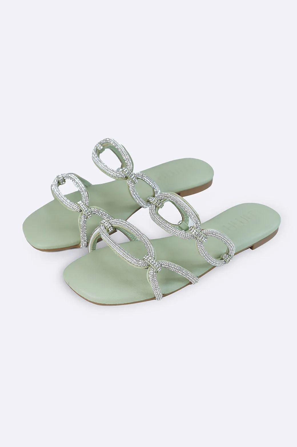 CRYSTAL CHAIN SLIDES