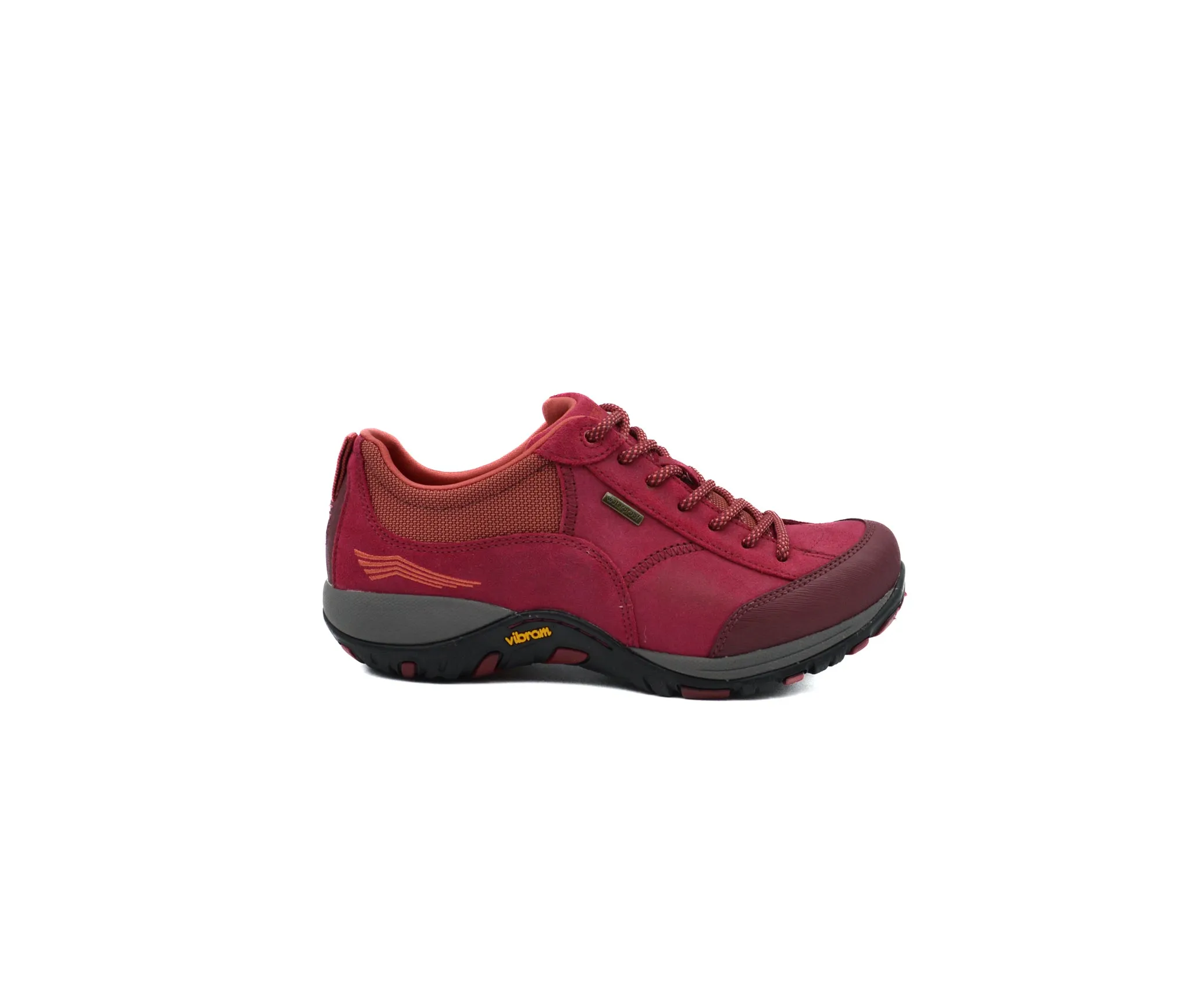 Dansko Paisley Red Burnished Suede