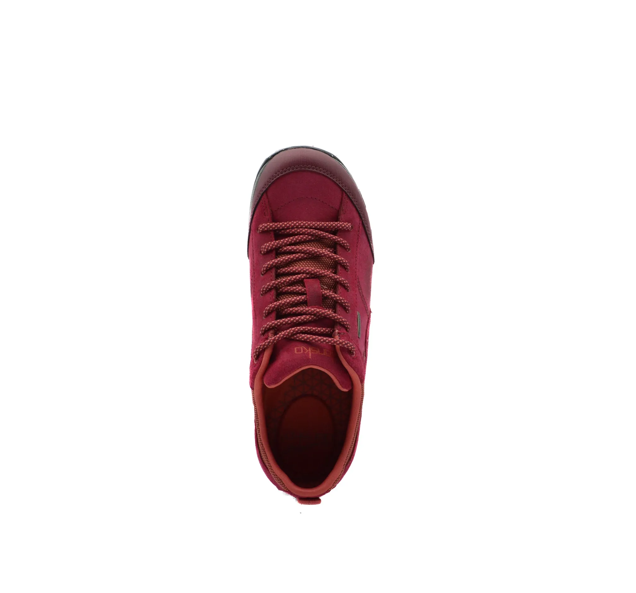 Dansko Paisley Red Burnished Suede