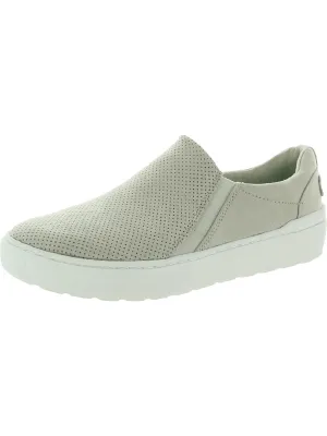 Do It Right Womens Faux Suede Lifestyle Slip-On Sneakers