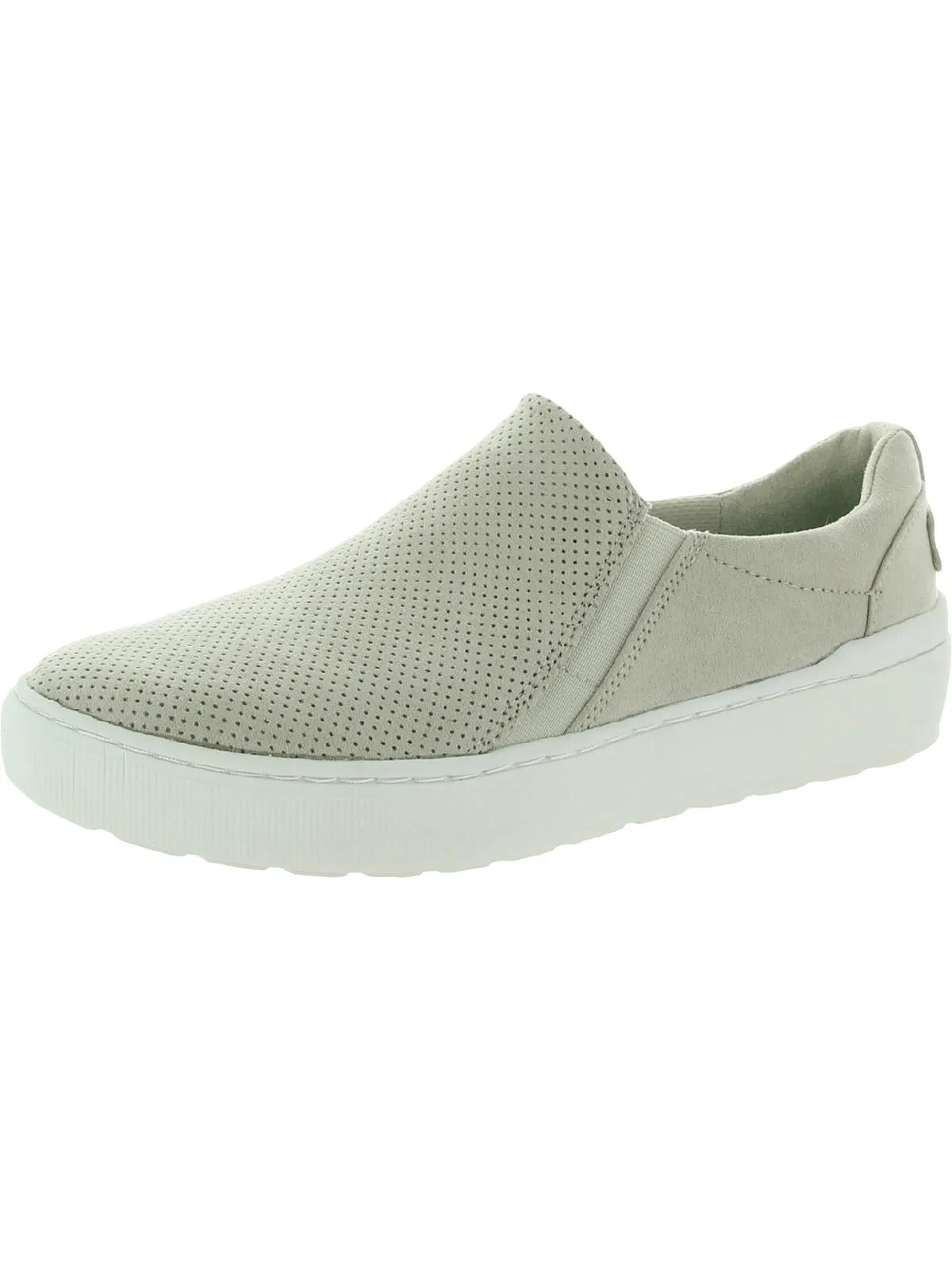 Do It Right Womens Faux Suede Lifestyle Slip-On Sneakers