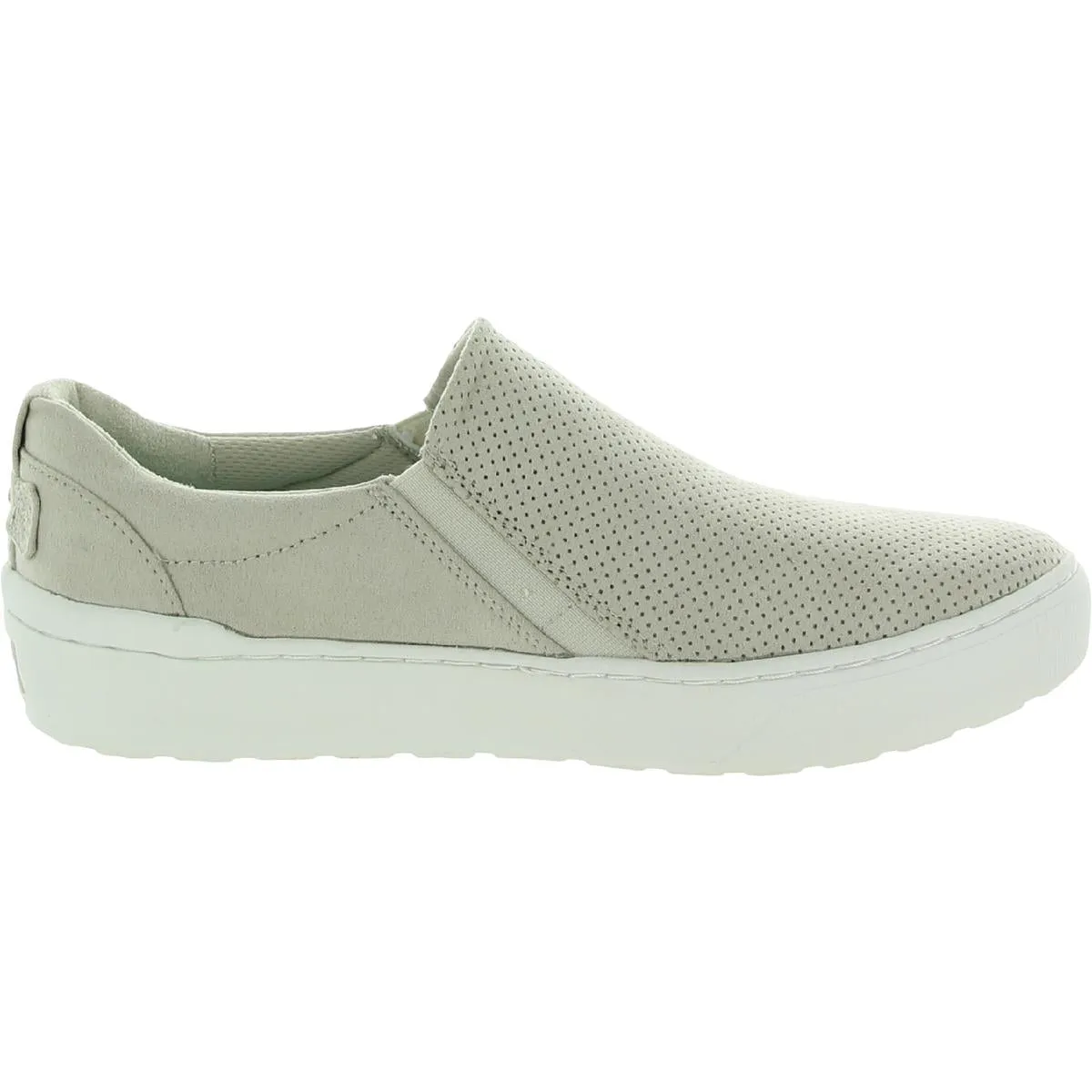 Do It Right Womens Faux Suede Lifestyle Slip-On Sneakers