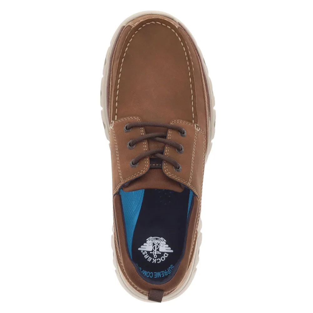 Dockers Mens Creston Casual Lace Up Boat Shoe