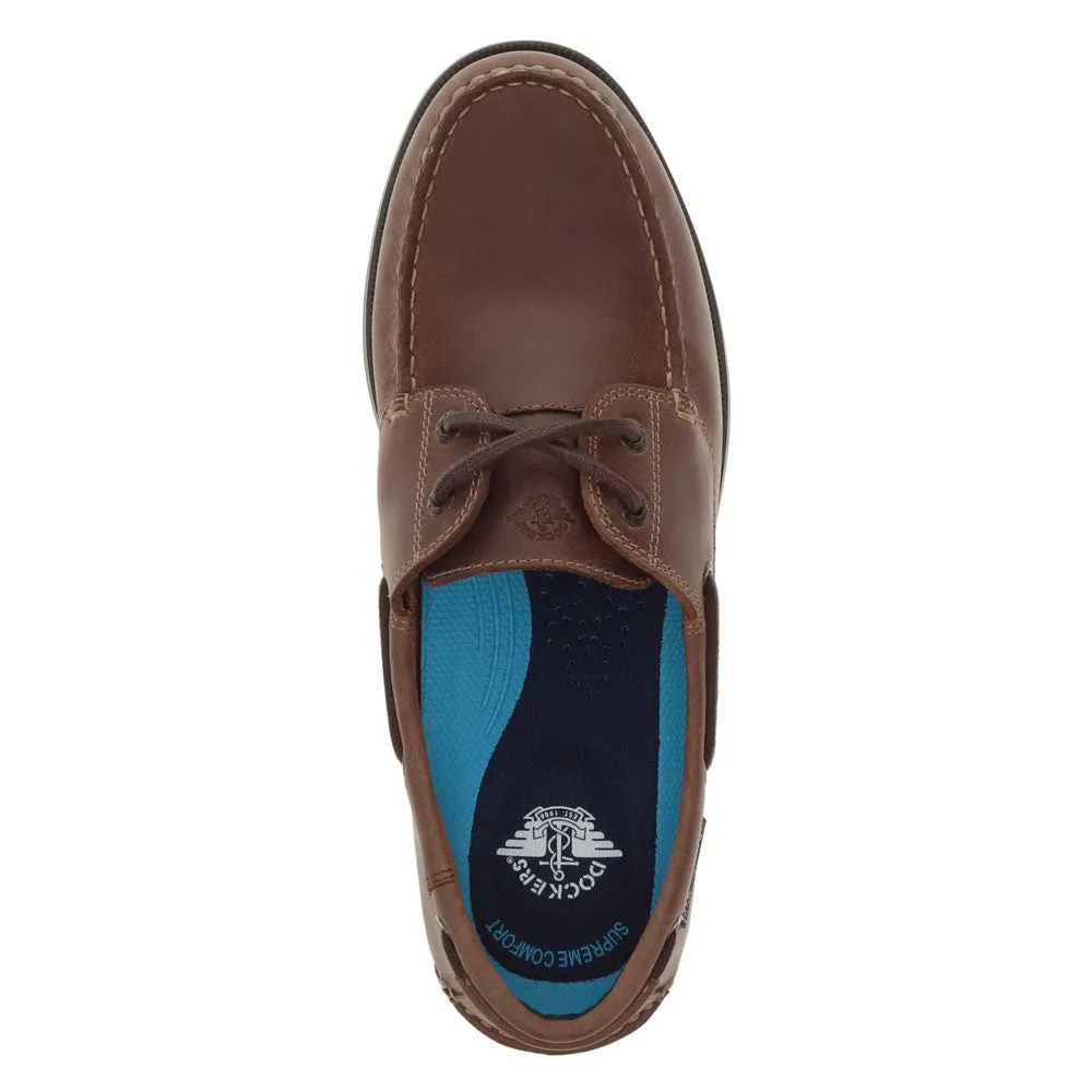Dockers Mens Dennison Genuine Leather Dress Casual Boat Shoe