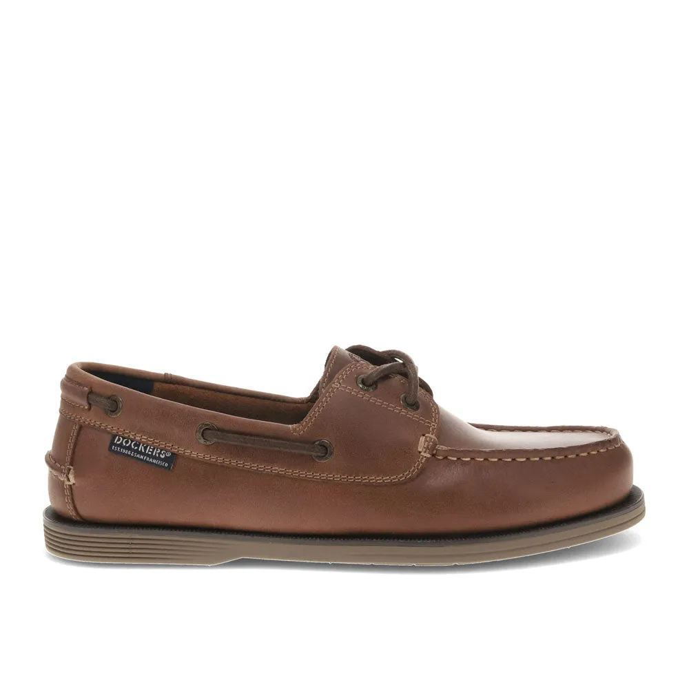 Dockers Mens Dennison Genuine Leather Dress Casual Boat Shoe
