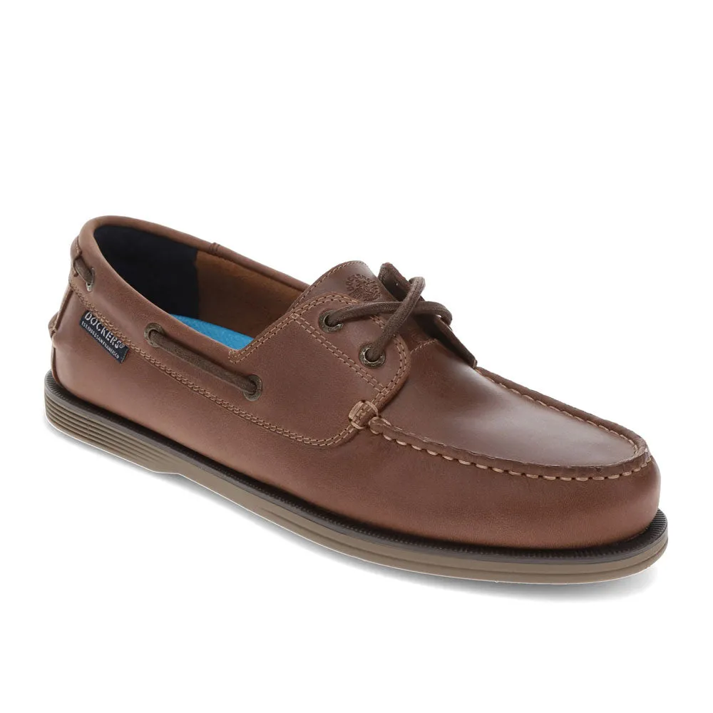 Dockers Mens Dennison Genuine Leather Dress Casual Boat Shoe