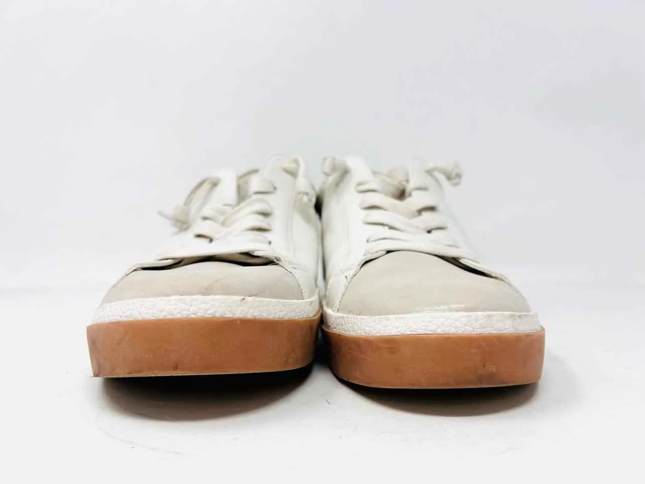 Dolce Vita Size 8 Wh/Br/Gld Color Block Metallic Shoes Sneakers