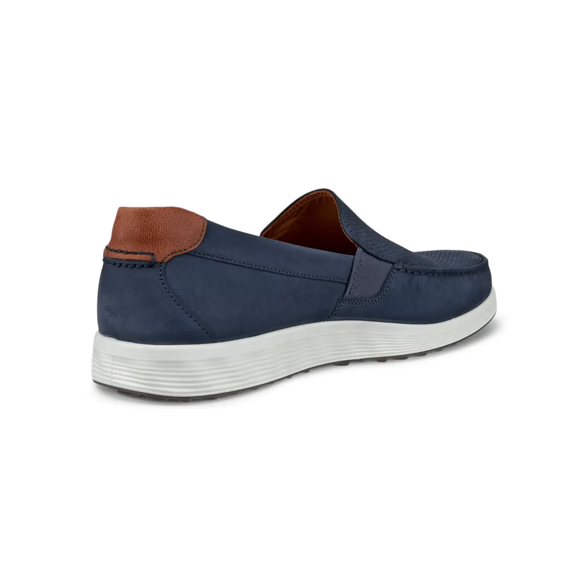 Ecco Men's S Lite Moc Blue Nubuck