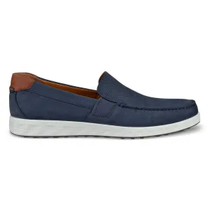 Ecco Men's S Lite Moc Blue Nubuck