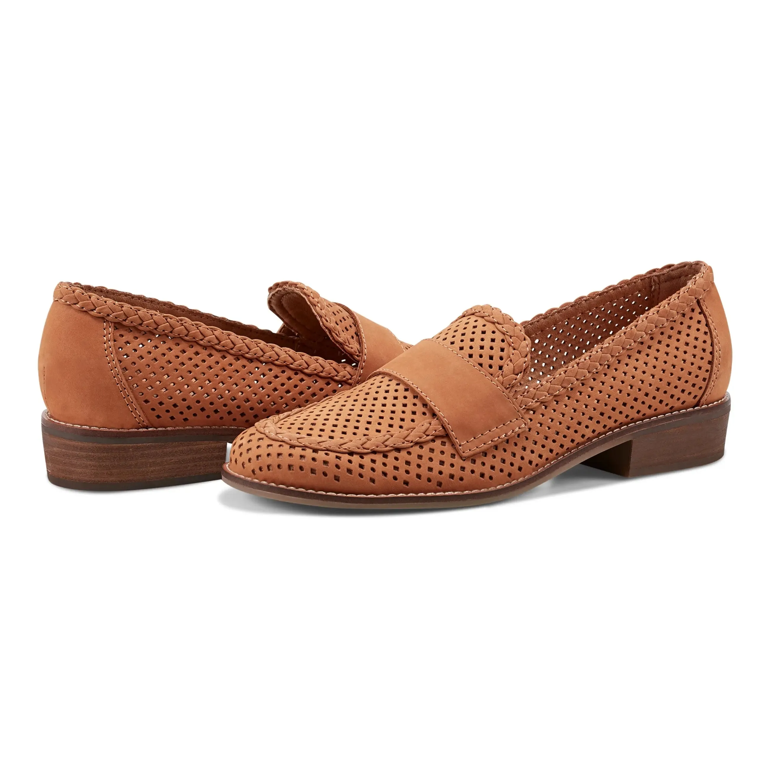Evvie Casual Slip-On Perforated Loafers