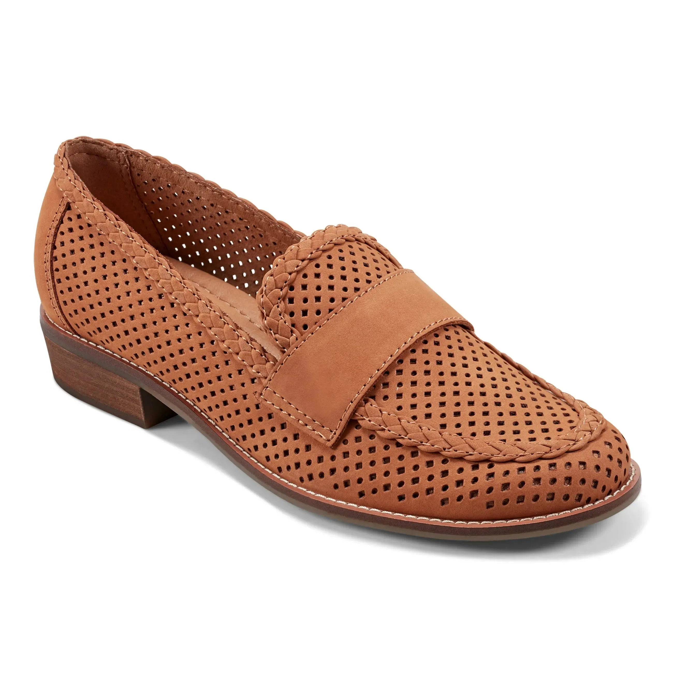 Evvie Casual Slip-On Perforated Loafers