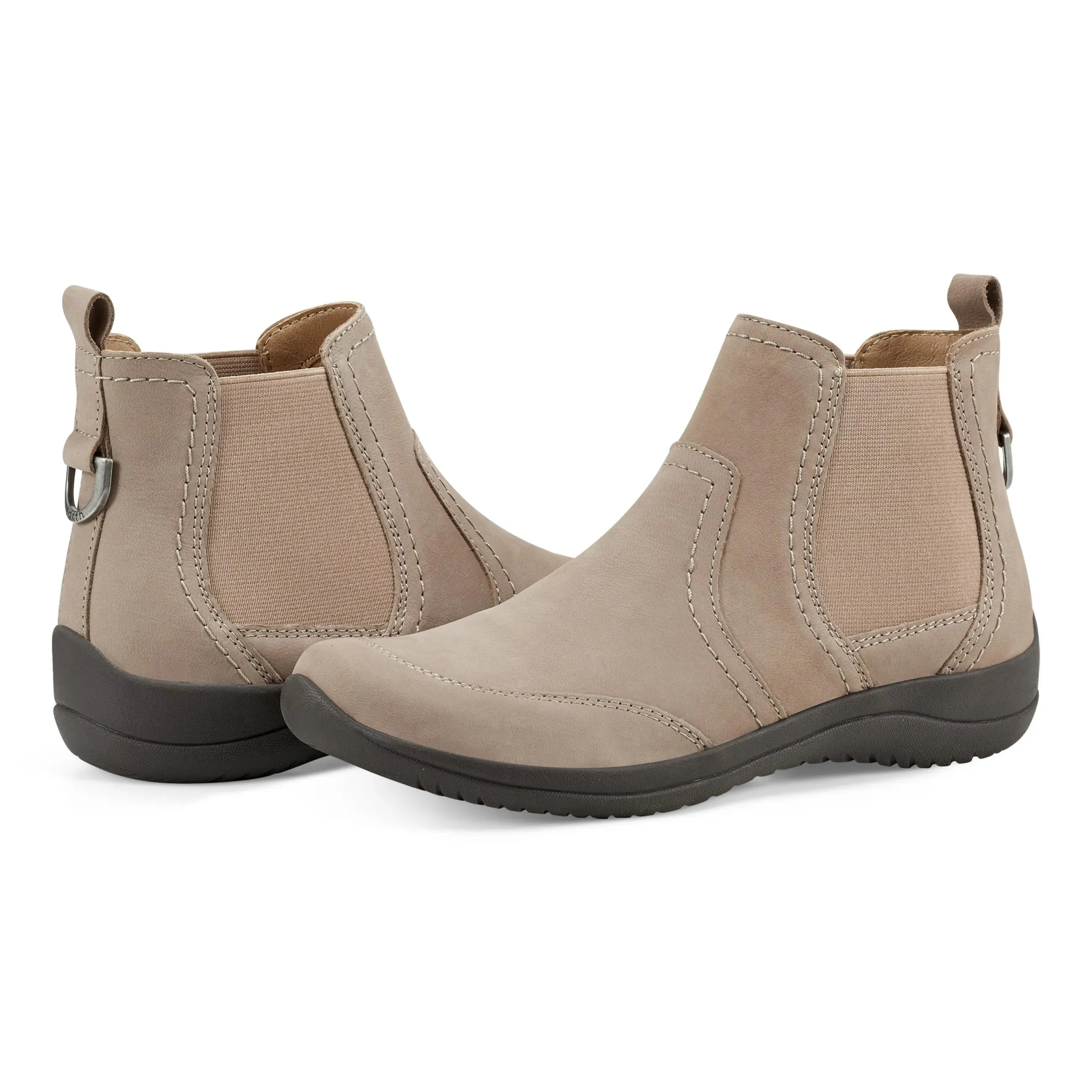 Faine Round Toe Casual Slip-on Flat Booties