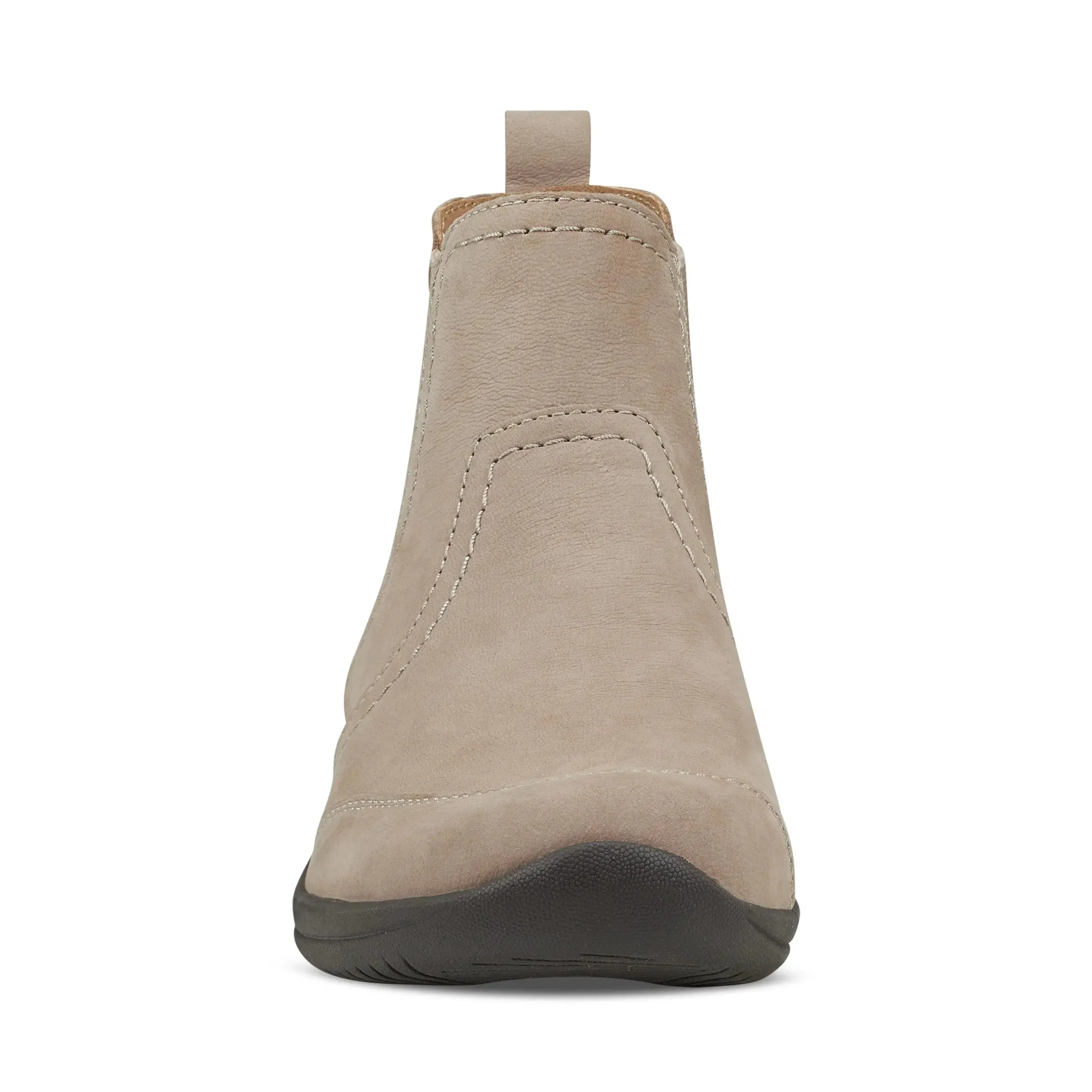 Faine Round Toe Casual Slip-on Flat Booties
