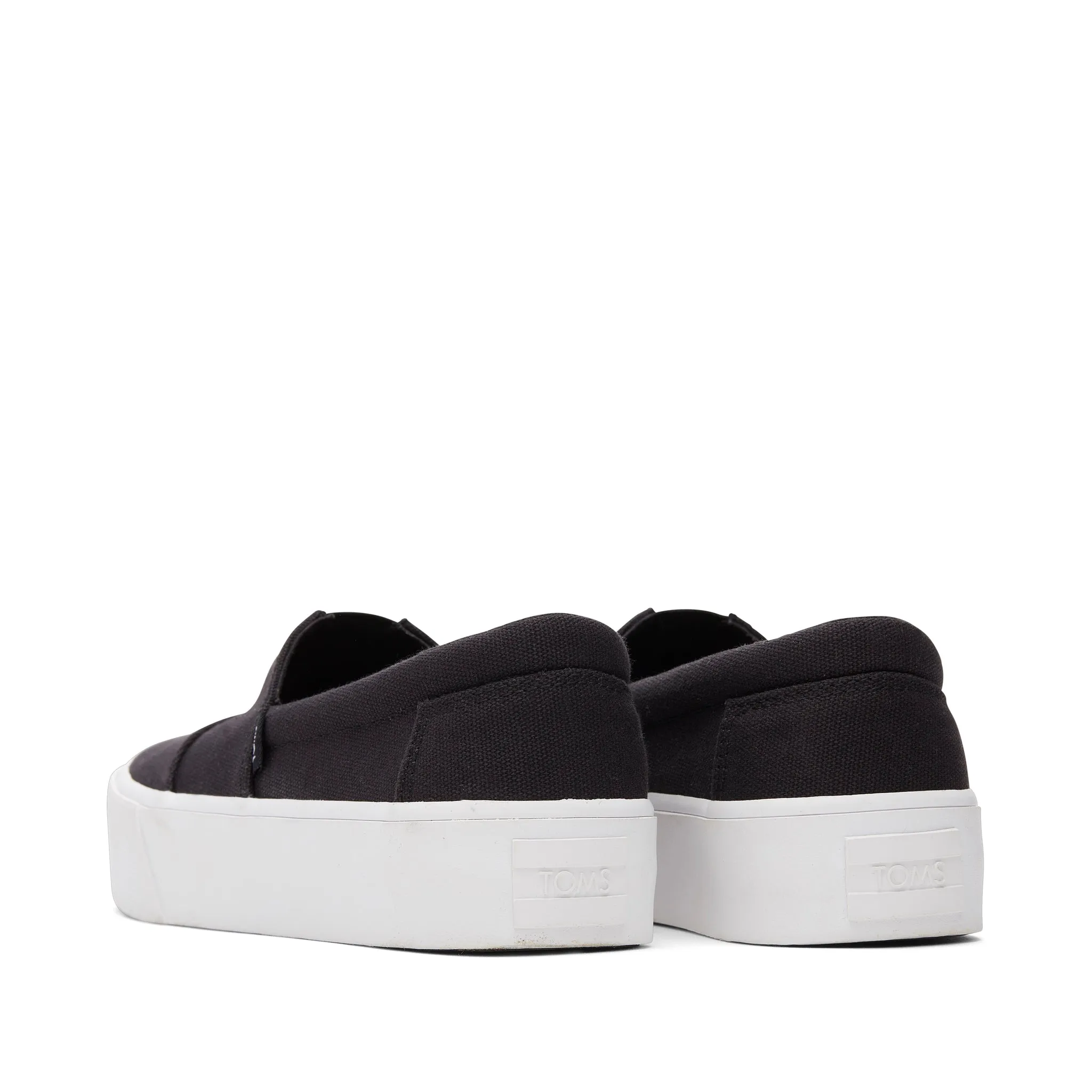 Fenix Black Canvas Slip-On Sneaker