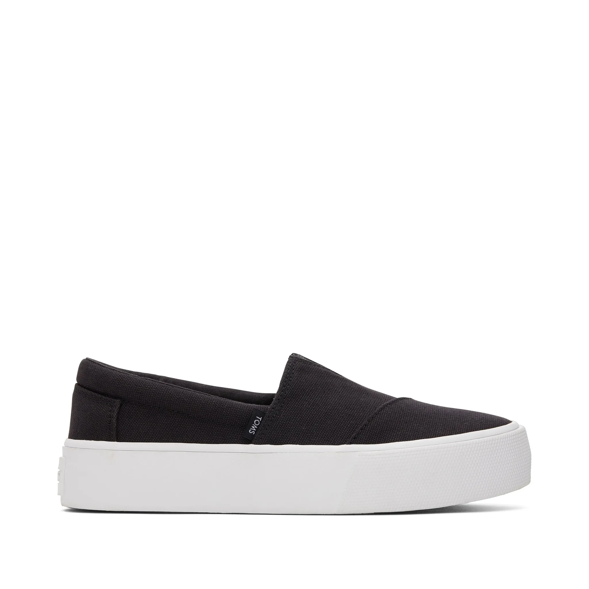 Fenix Black Canvas Slip-On Sneaker
