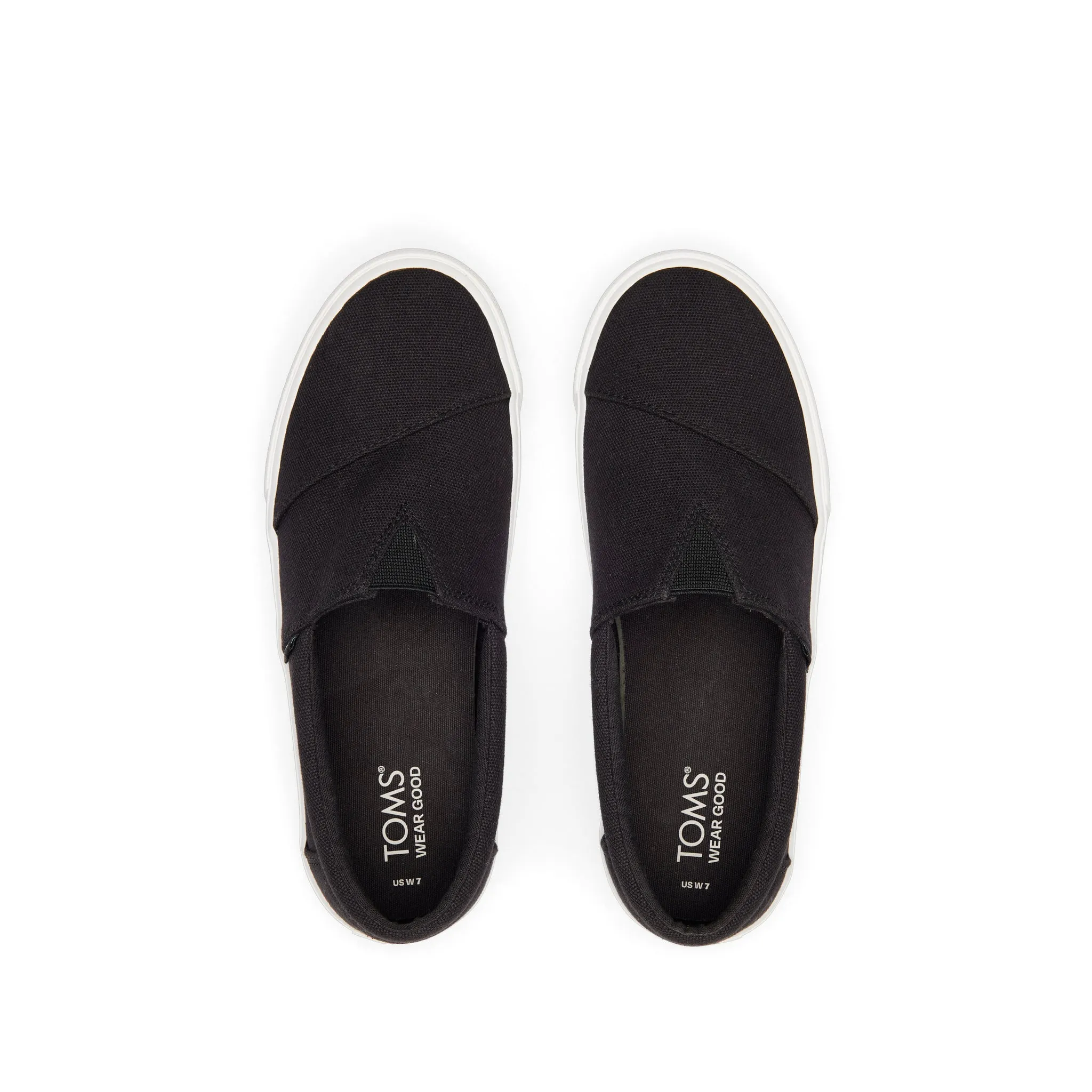 Fenix Black Canvas Slip-On Sneaker