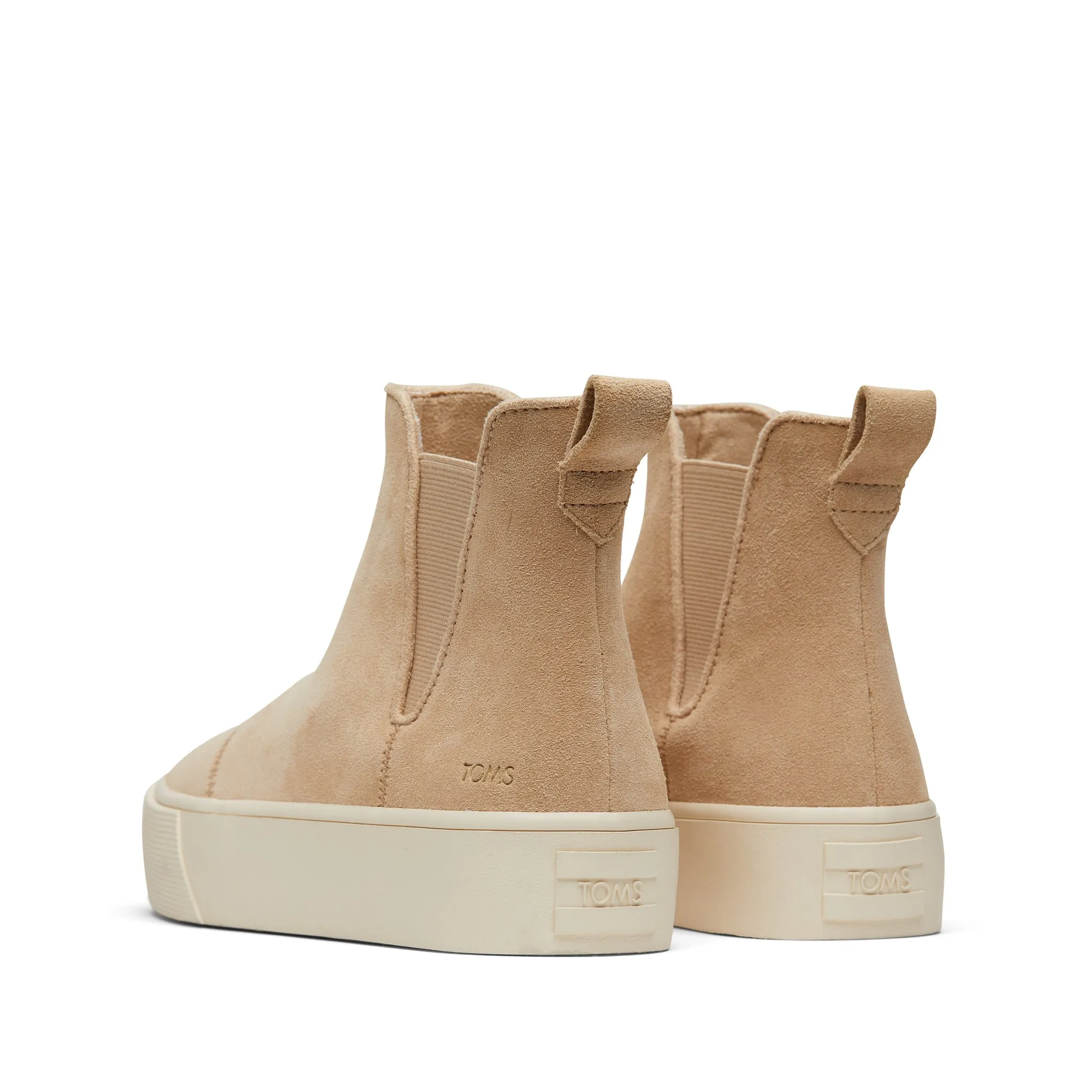 Fenix Platform Chelsea Oatmeal Suede Sneaker