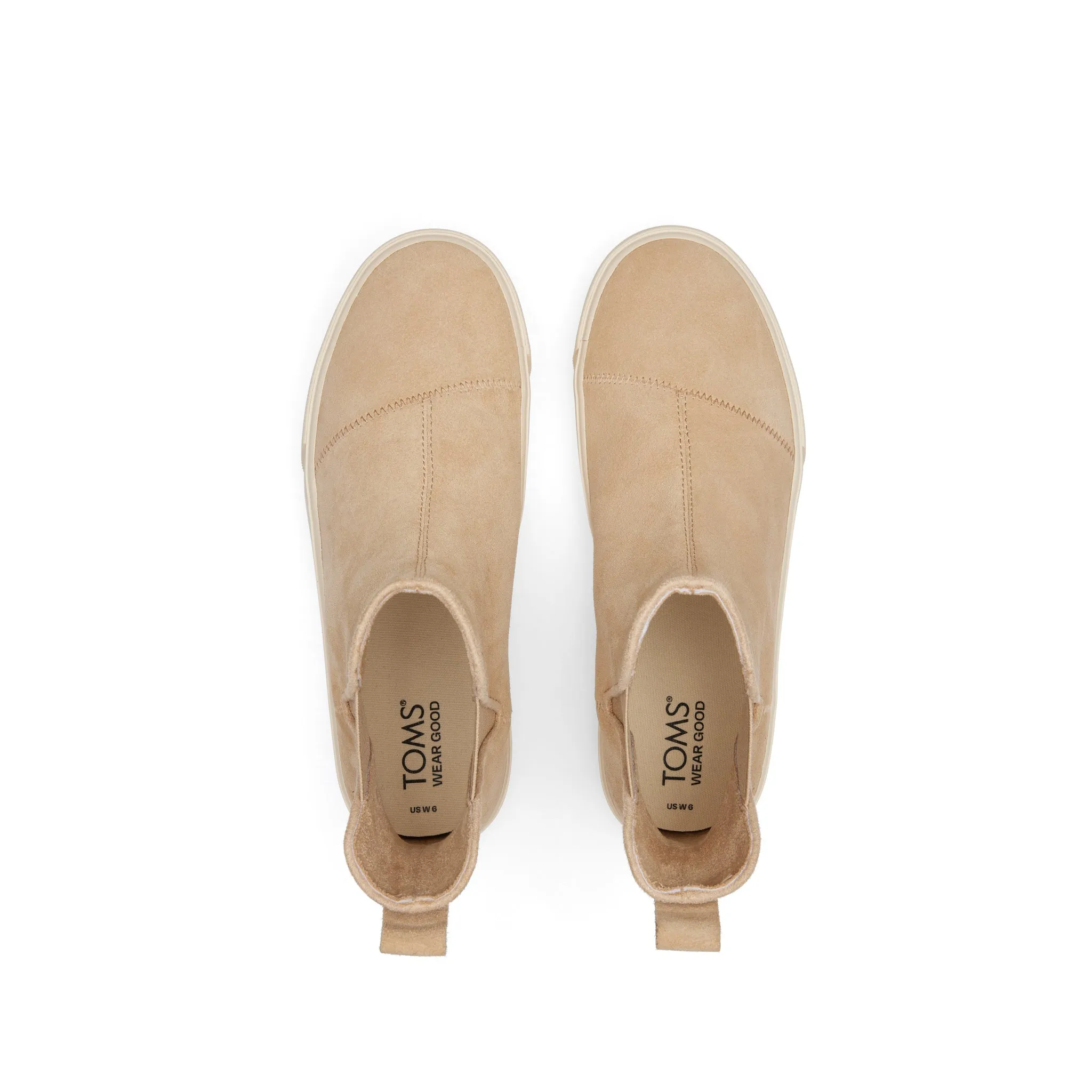 Fenix Platform Chelsea Oatmeal Suede Sneaker