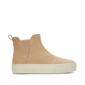 Fenix Platform Chelsea Oatmeal Suede Sneaker