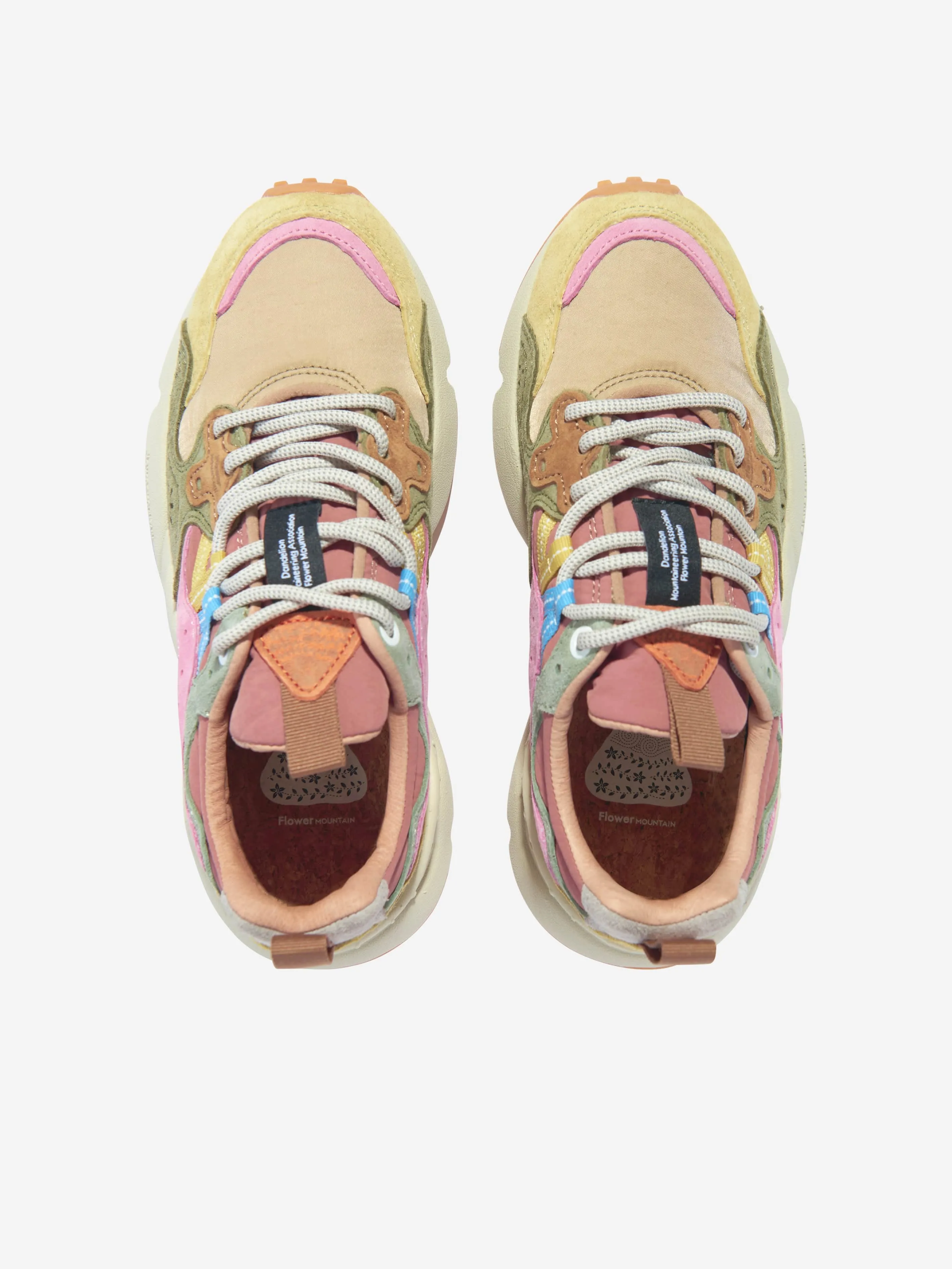 Flower Mountain Kids Yamano 3 Trainers in Multicolour