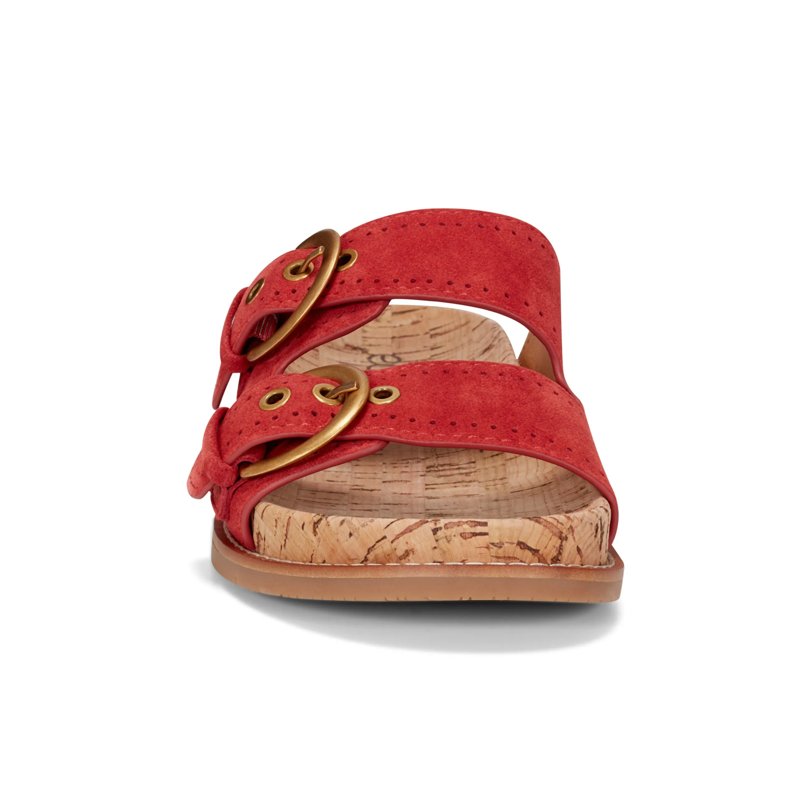 Francii Round Toe Casual Slip-on Flat Sandals