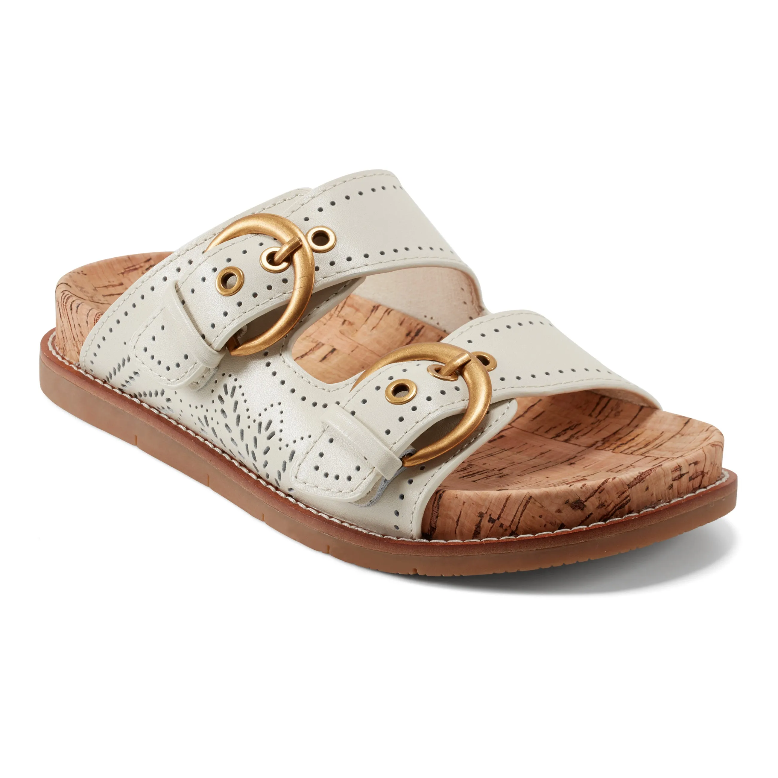 Francii Round Toe Casual Slip-on Flat Sandals