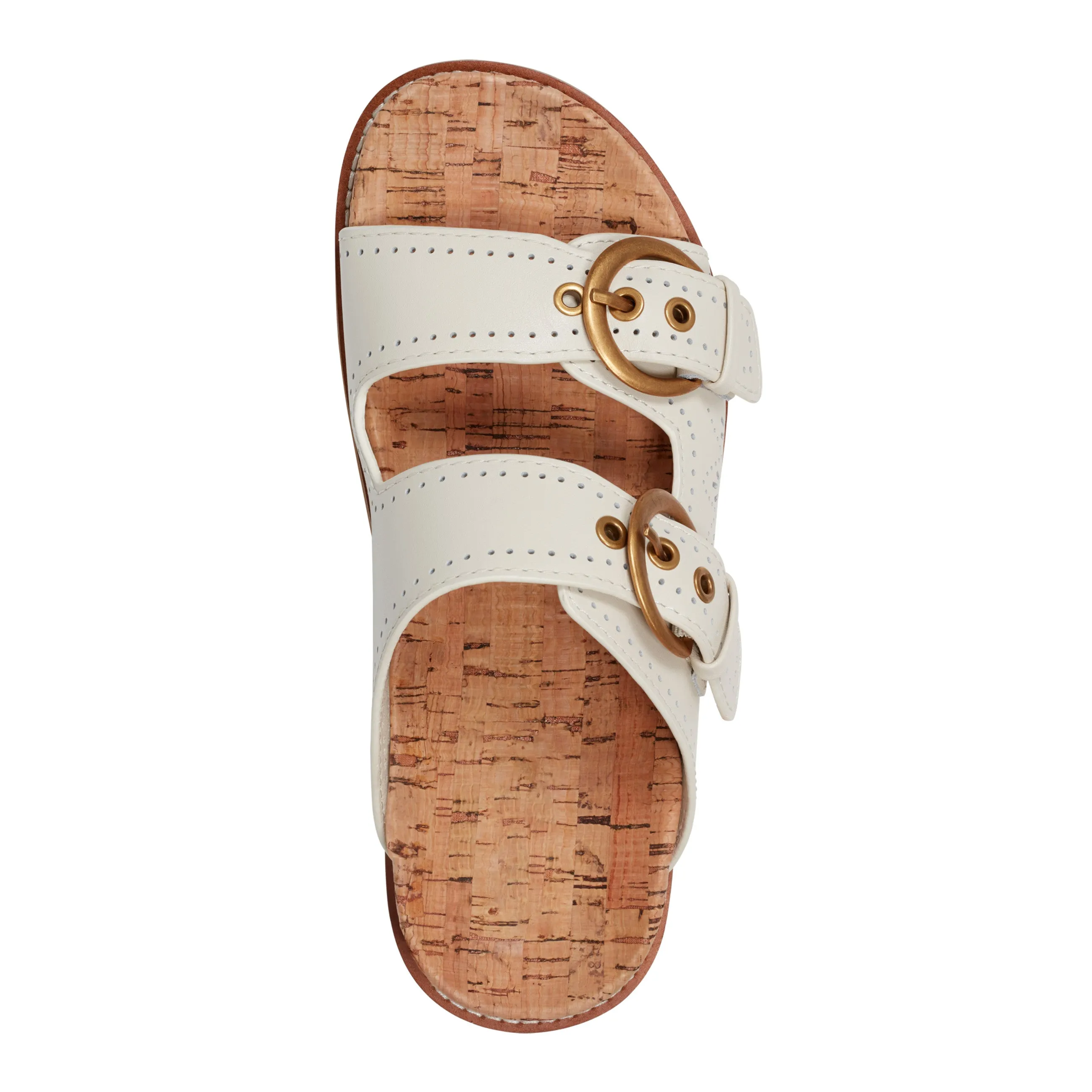Francii Round Toe Casual Slip-on Flat Sandals