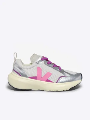 Girls Light Alveomesh Canary Trainers in Silver