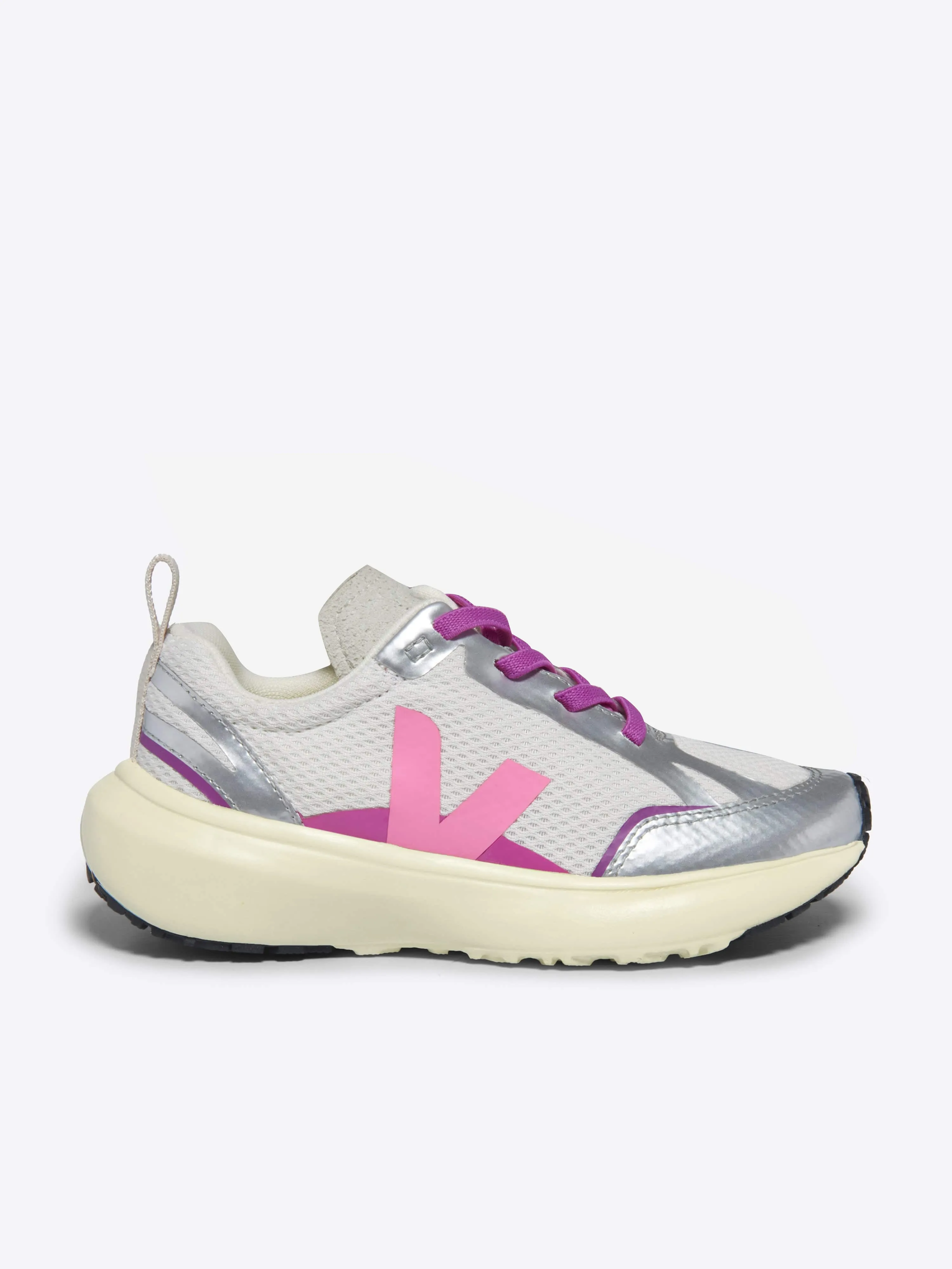Girls Light Alveomesh Canary Trainers in Silver