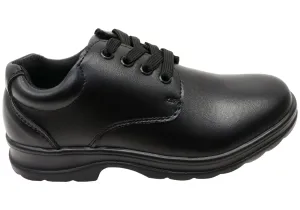 Grosby Educate 2 Kids/Youths Comfortable Lace Up Leather School Shoes Grosby Shoes