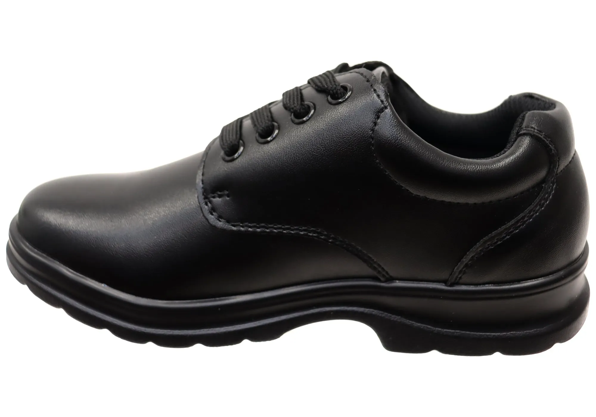 Grosby Educate 2 Kids/Youths Comfortable Lace Up Leather School Shoes Grosby Shoes