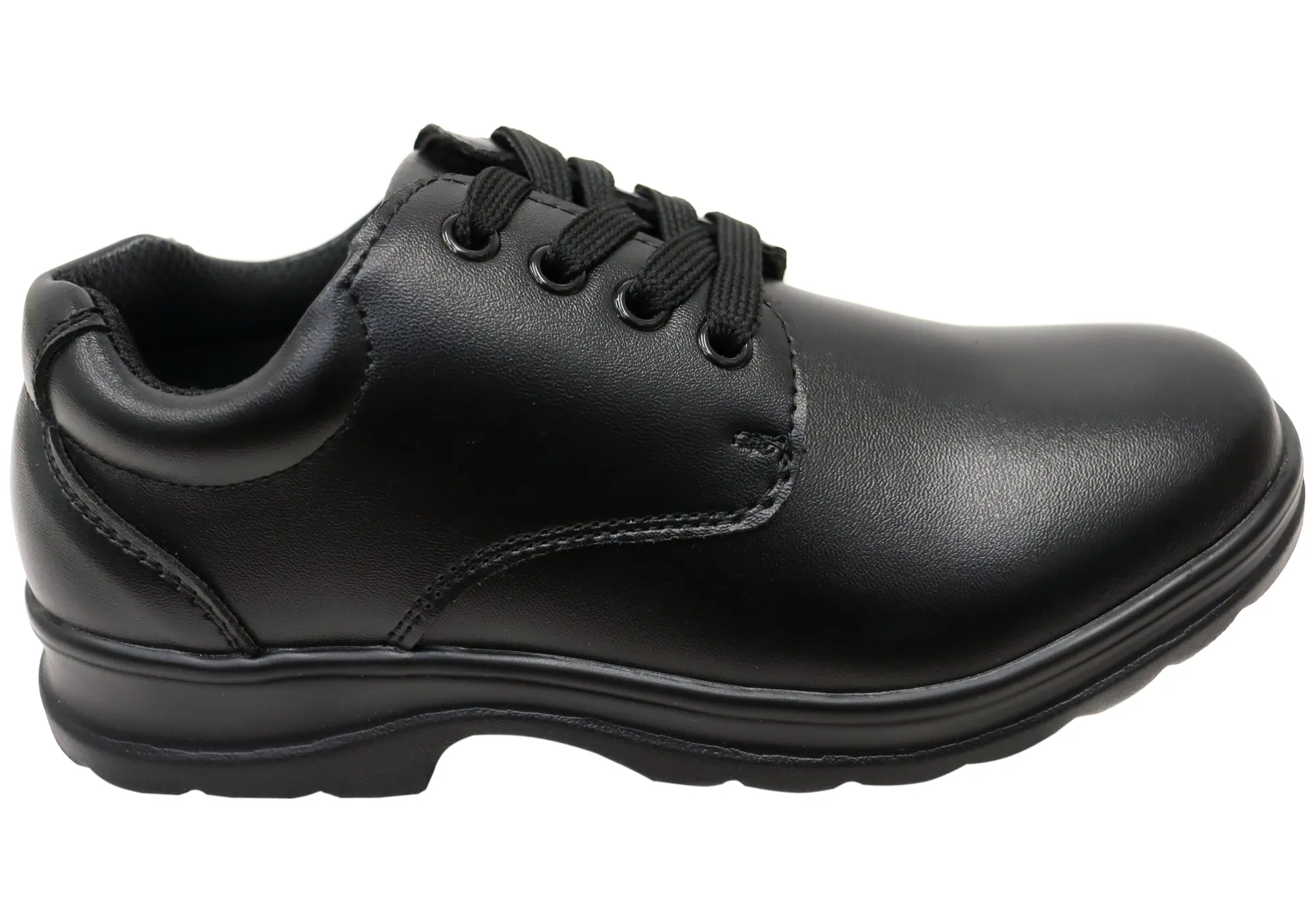 Grosby Educate 2 Kids/Youths Comfortable Lace Up Leather School Shoes Grosby Shoes