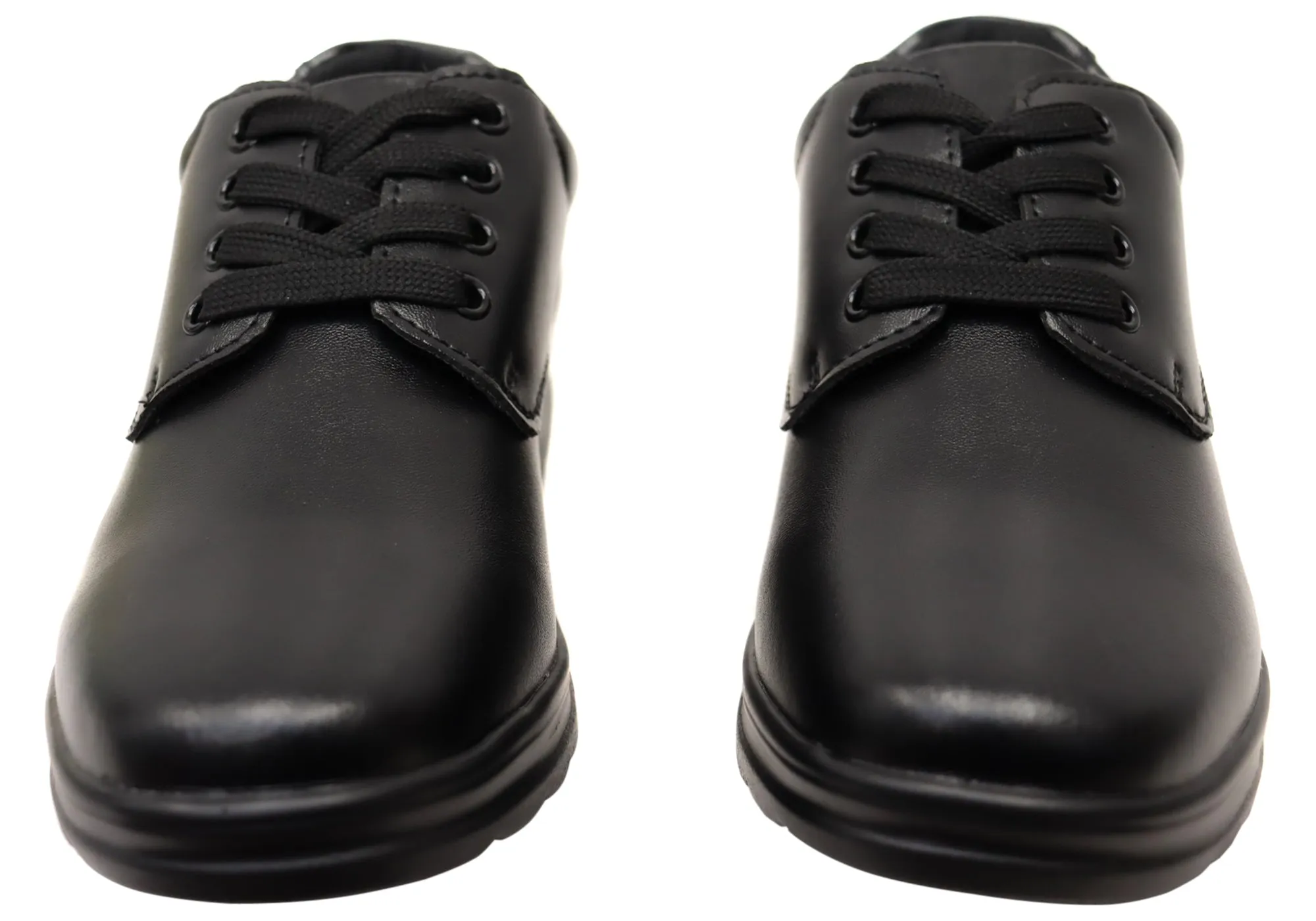 Grosby Educate 2 Kids/Youths Comfortable Lace Up Leather School Shoes Grosby Shoes