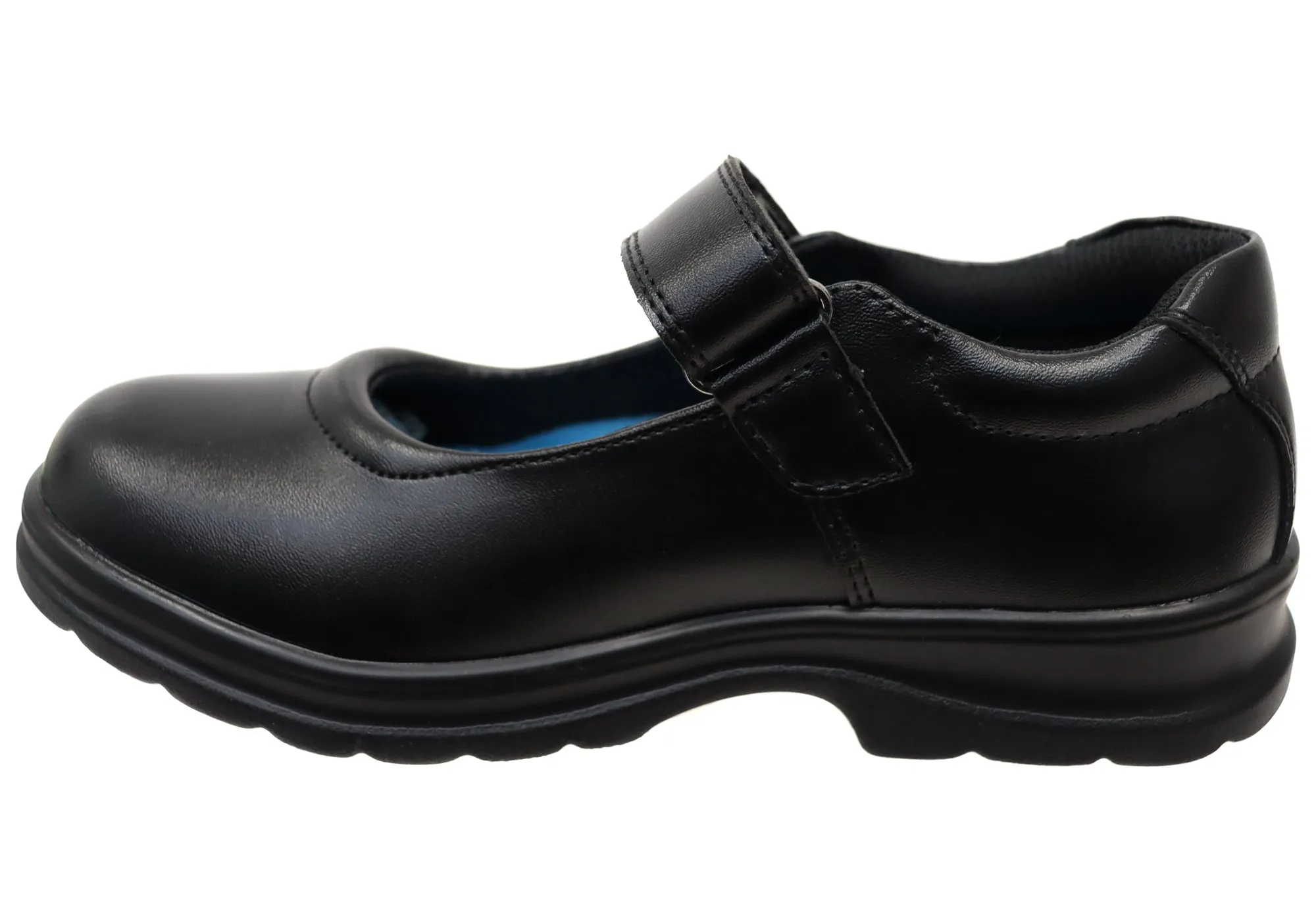 Grosby Ella Jnr 2 Kids Girls Leather Mary Jane School Shoes Grosby Shoes