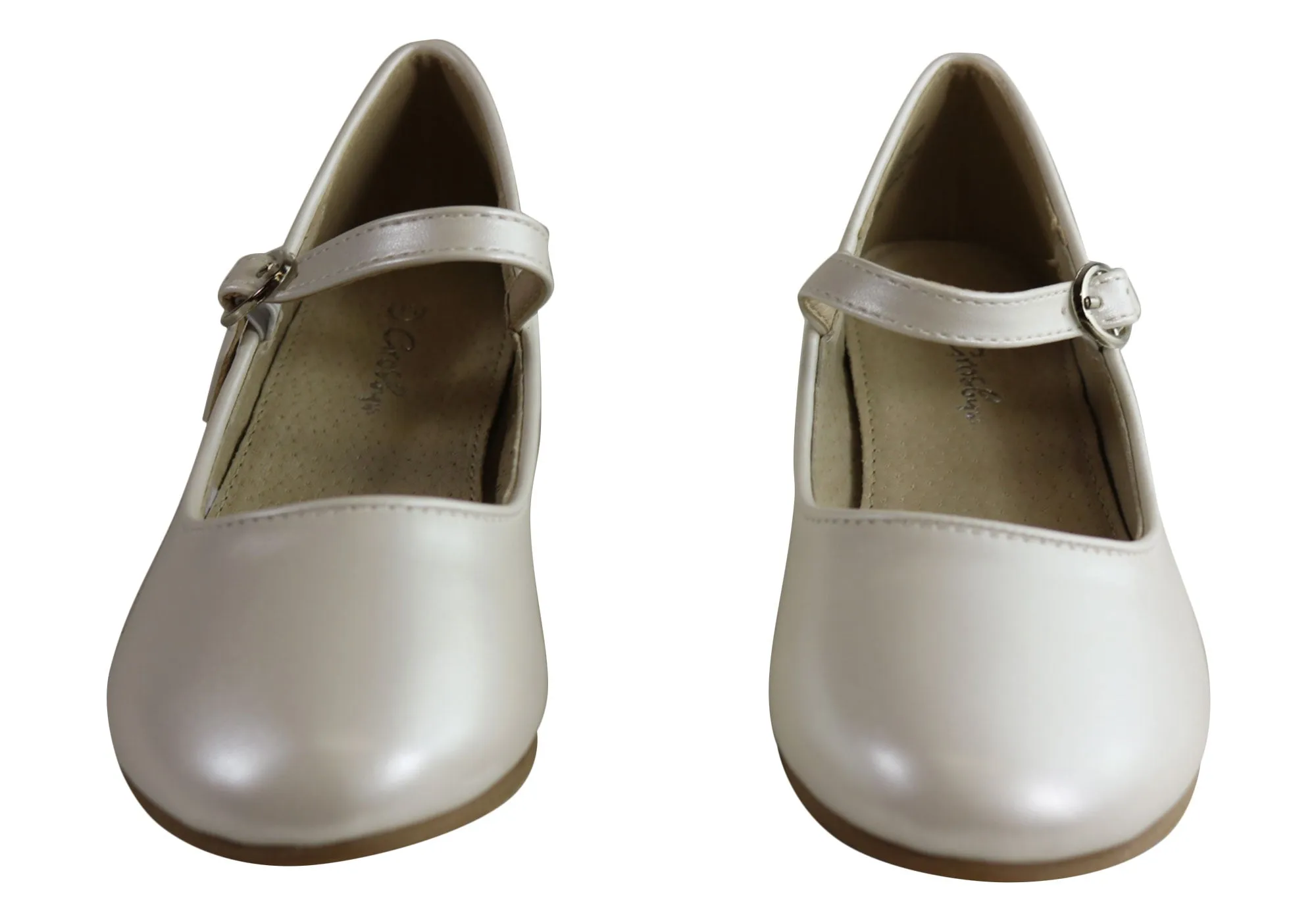 Grosby Roselie Girls Kids Mary Jane Formal Dress Shoes Grosby Shoes