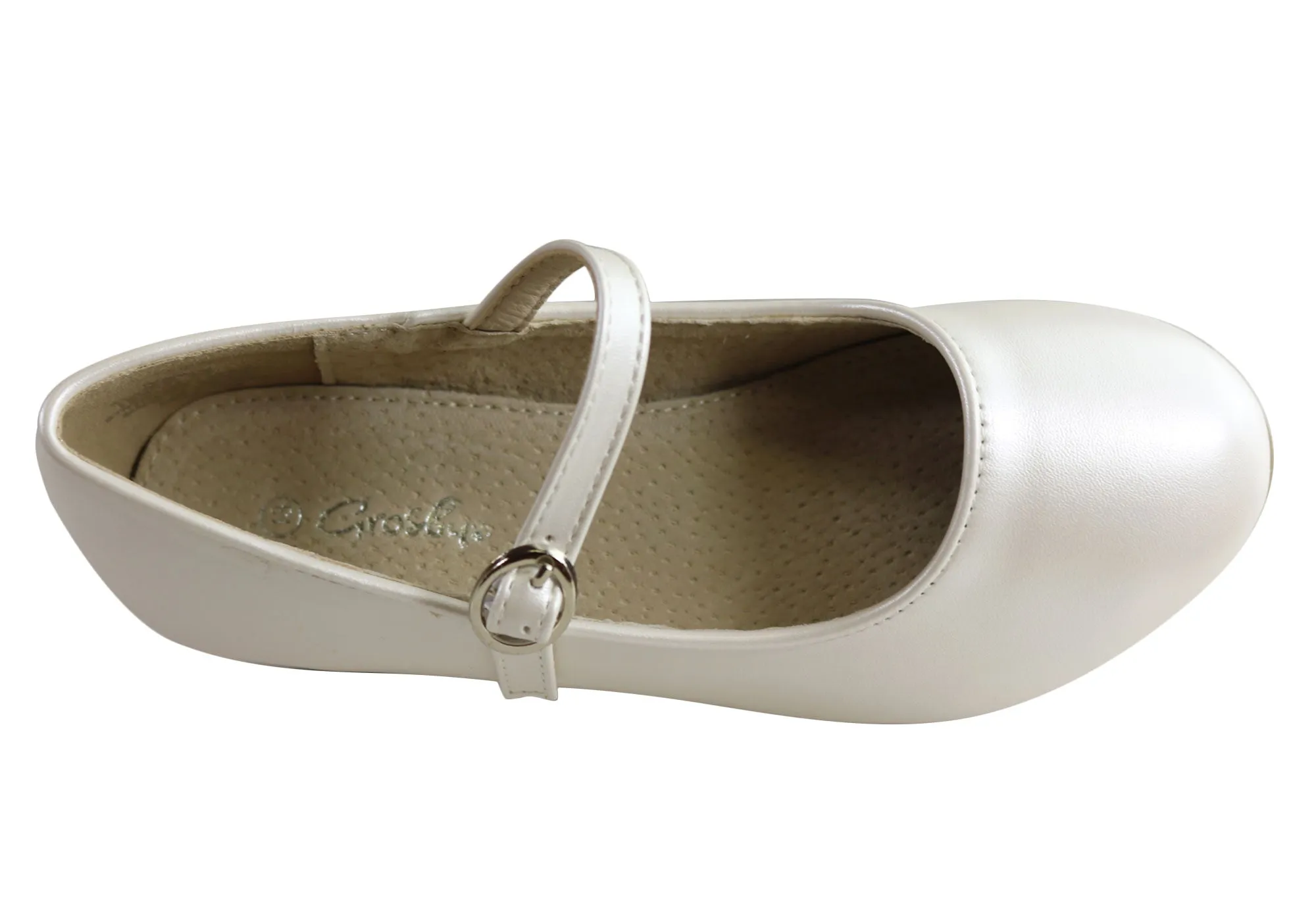 Grosby Roselie Girls Kids Mary Jane Formal Dress Shoes Grosby Shoes