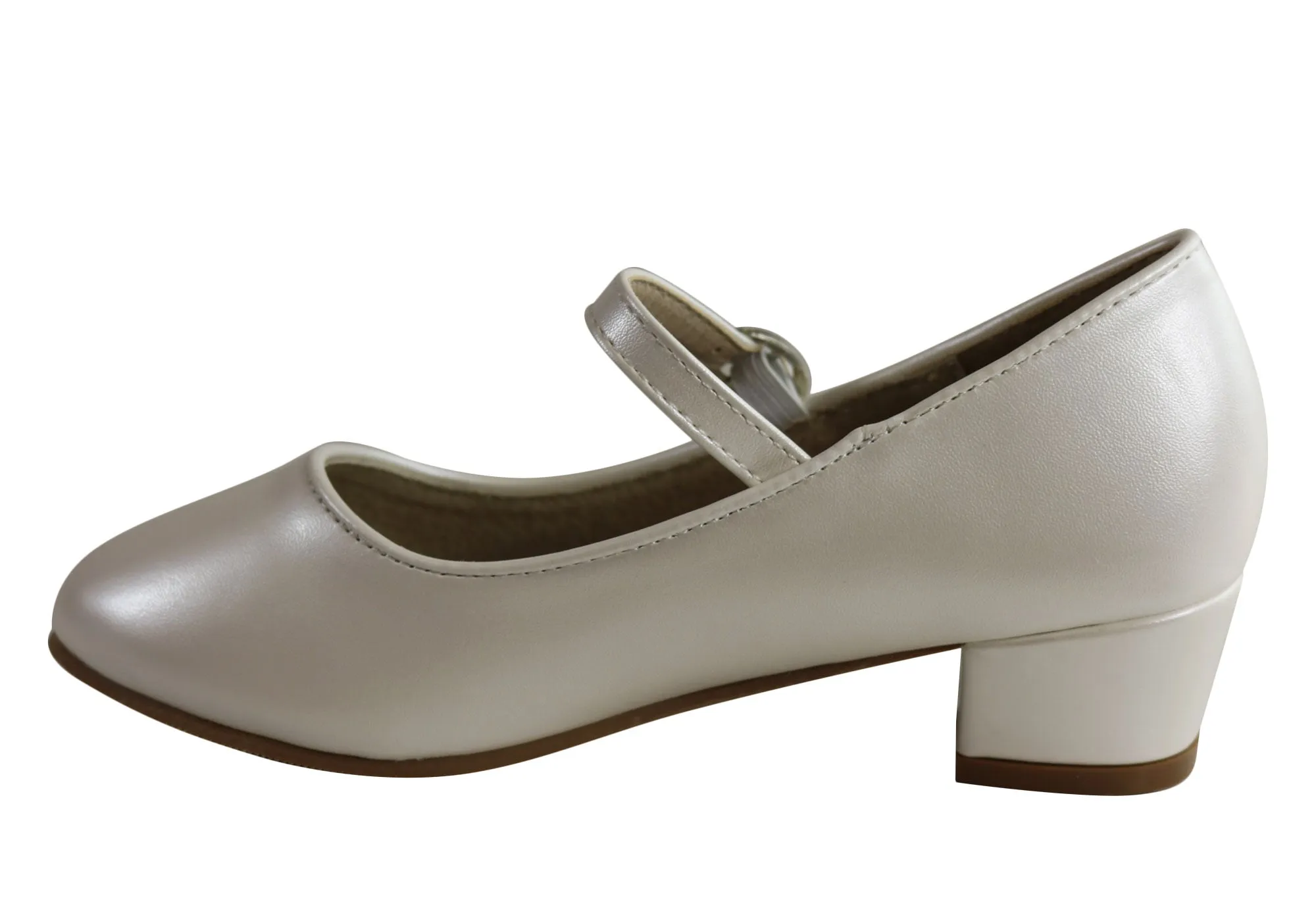Grosby Roselie Girls Kids Mary Jane Formal Dress Shoes Grosby Shoes