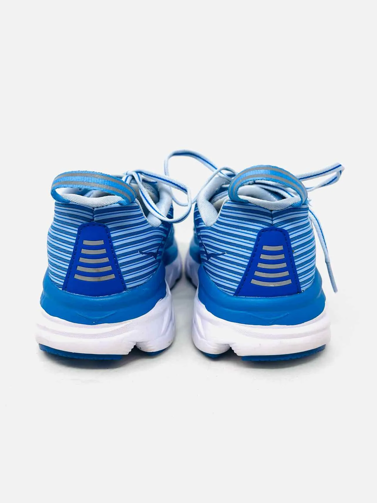 Hoka Size 5.5 Lt Blue/White Lace-Up Mesh AS IS Shoes Sneakers