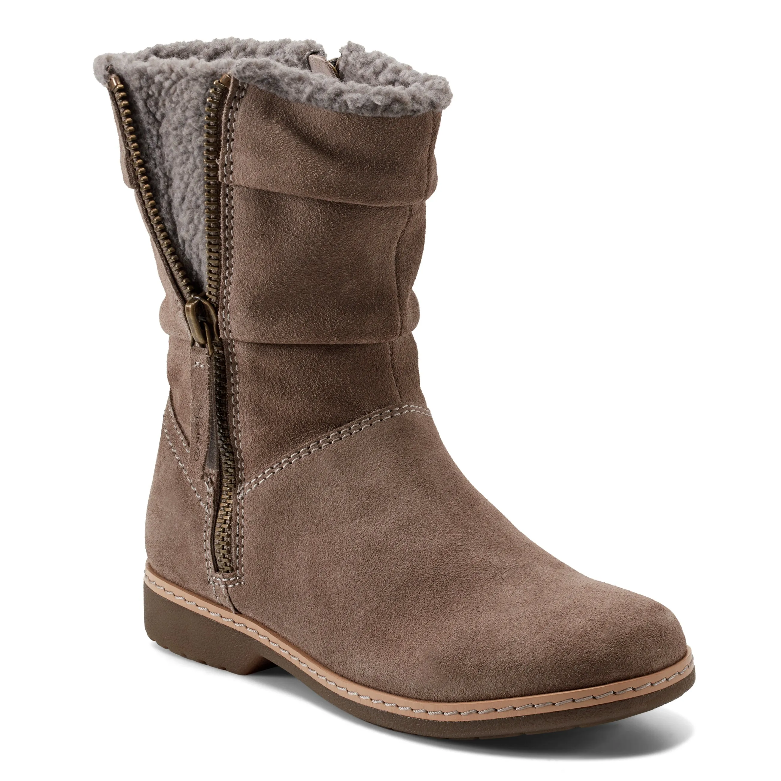 Hyland Water Repellent Round Toe Flat Casual Booties