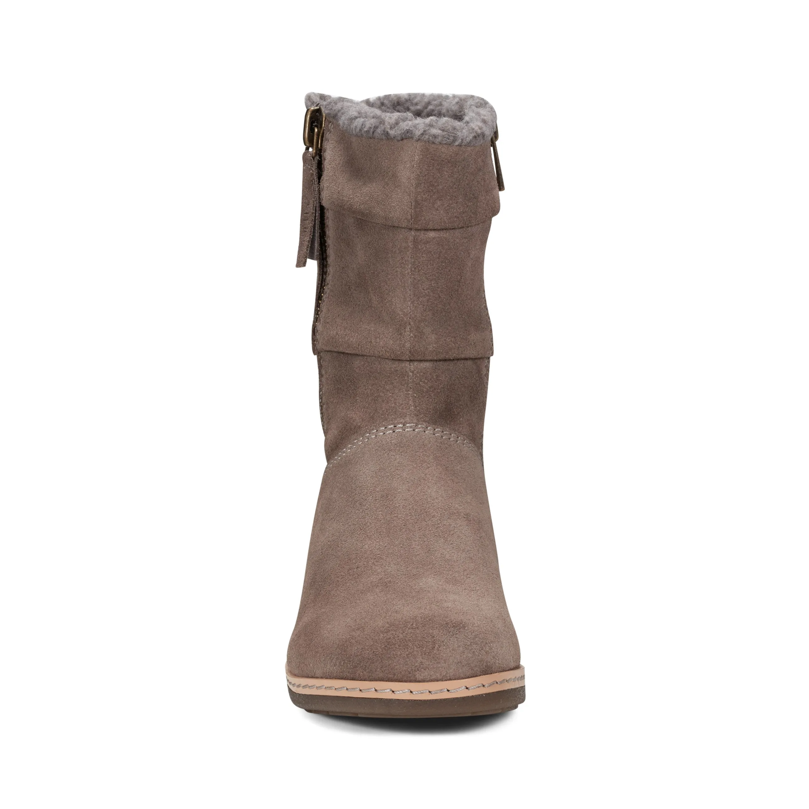 Hyland Water Repellent Round Toe Flat Casual Booties