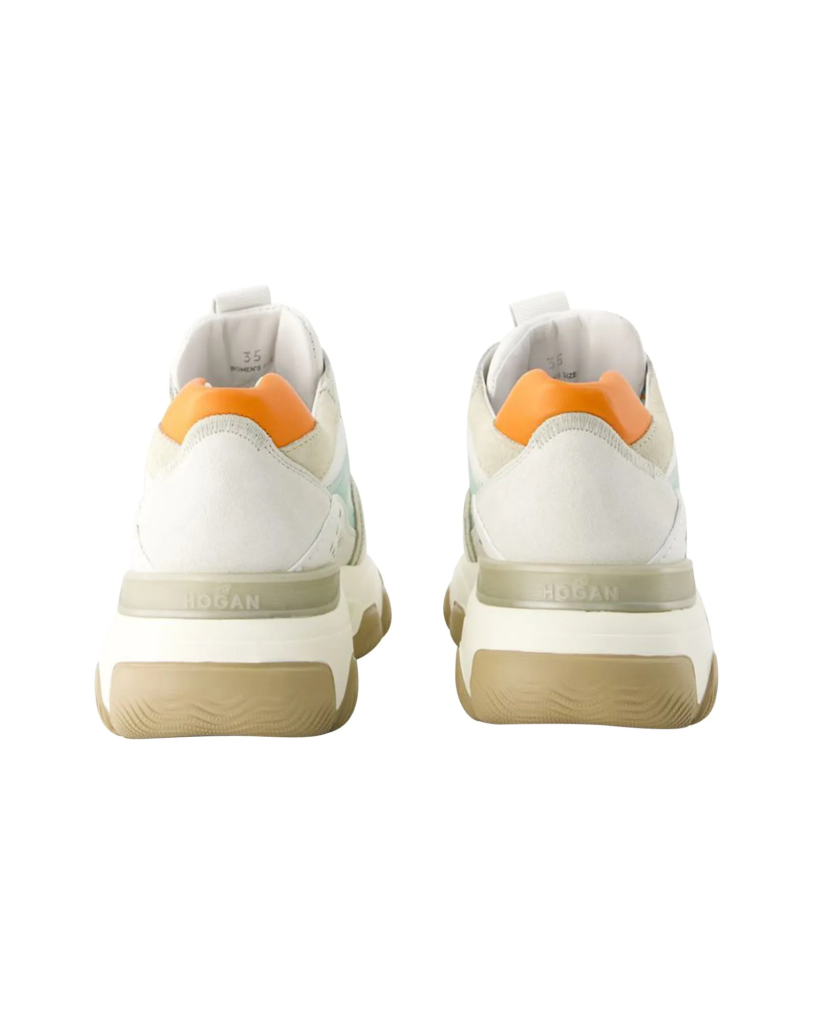 Hyperactive Sneakers - Hogan - Leather - Grey/Brown