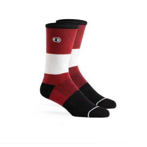 Icon Casual Sock - Red/Black/White