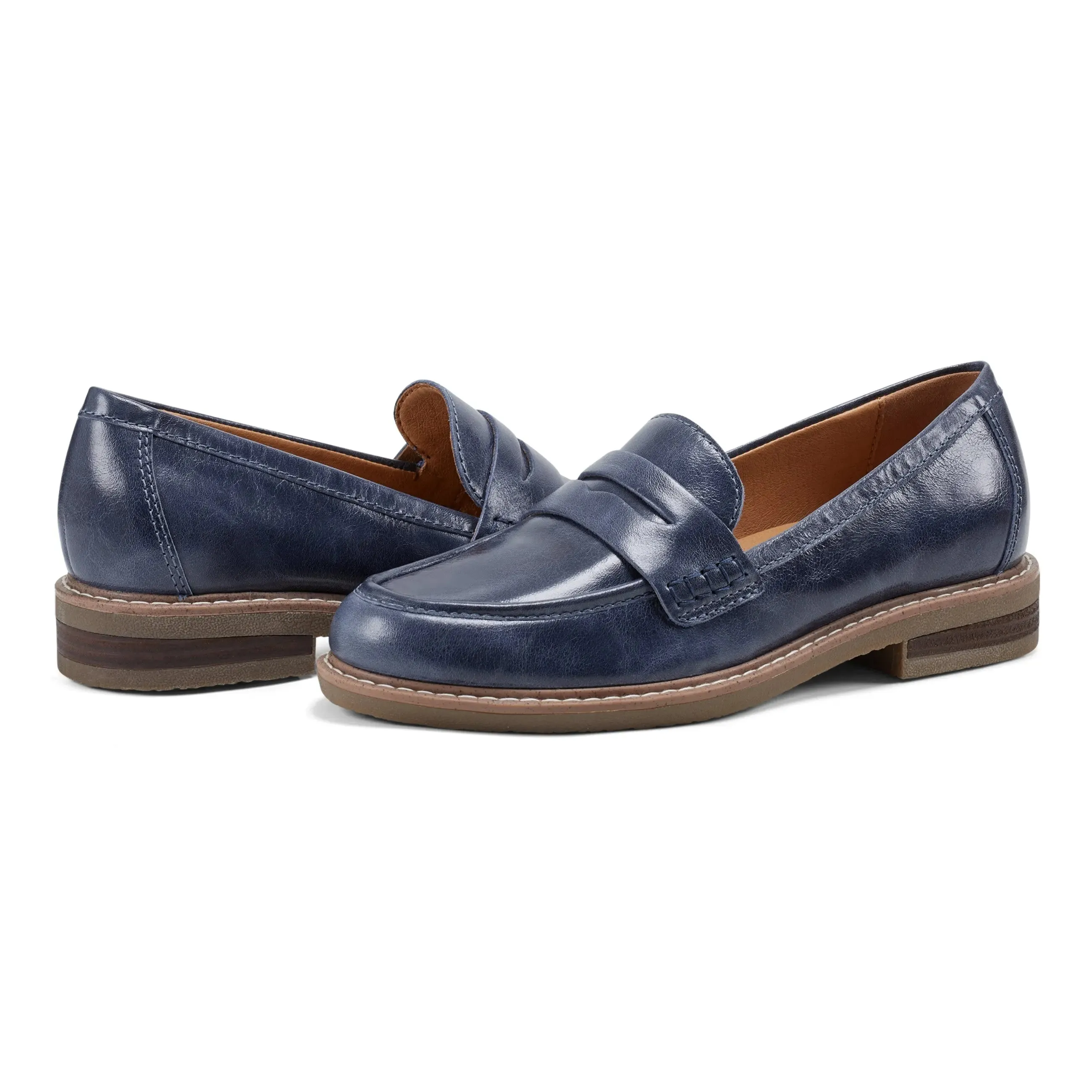 Javas Round Toe Casual Slip-on Loafers