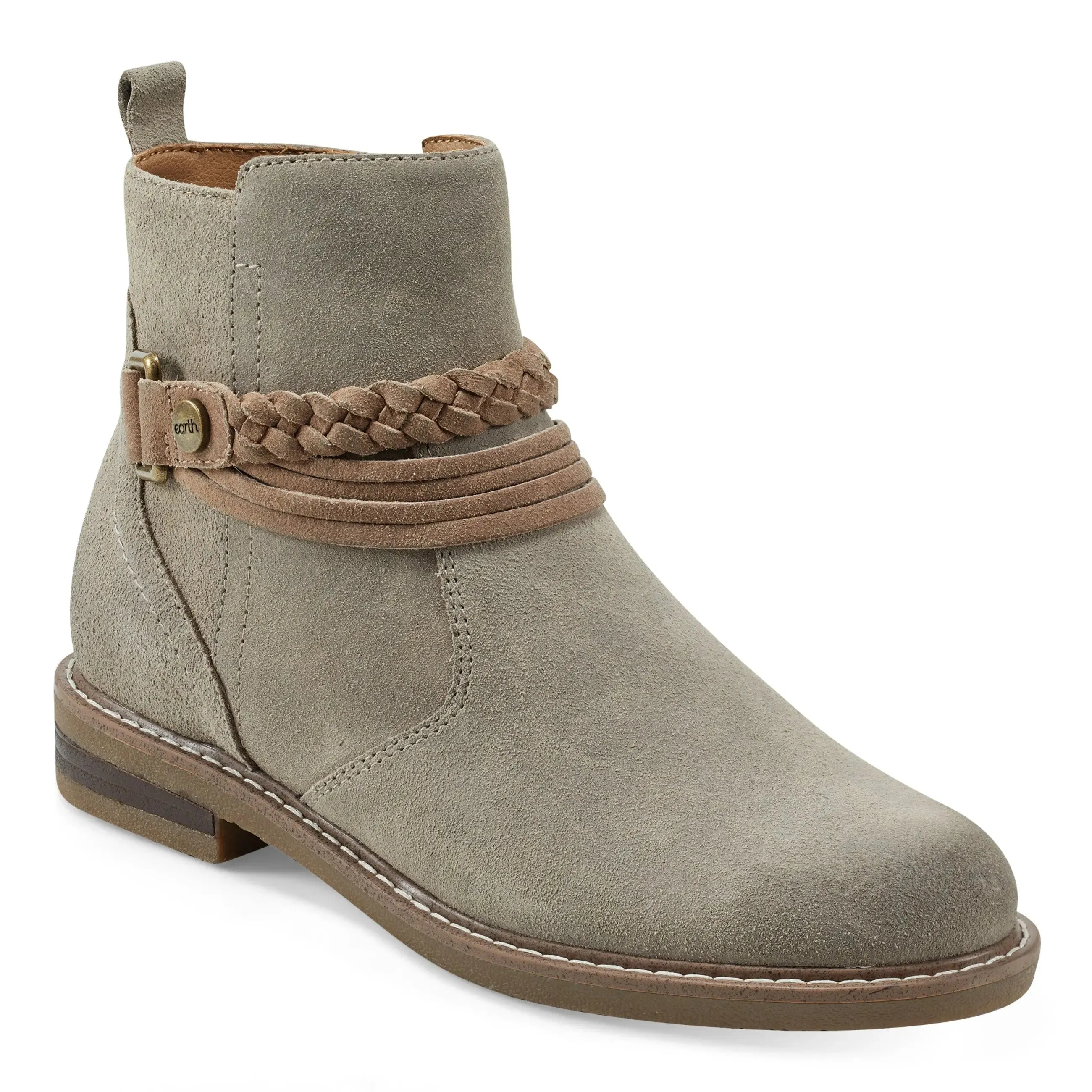 Jeno Round Toe Casual Booties
