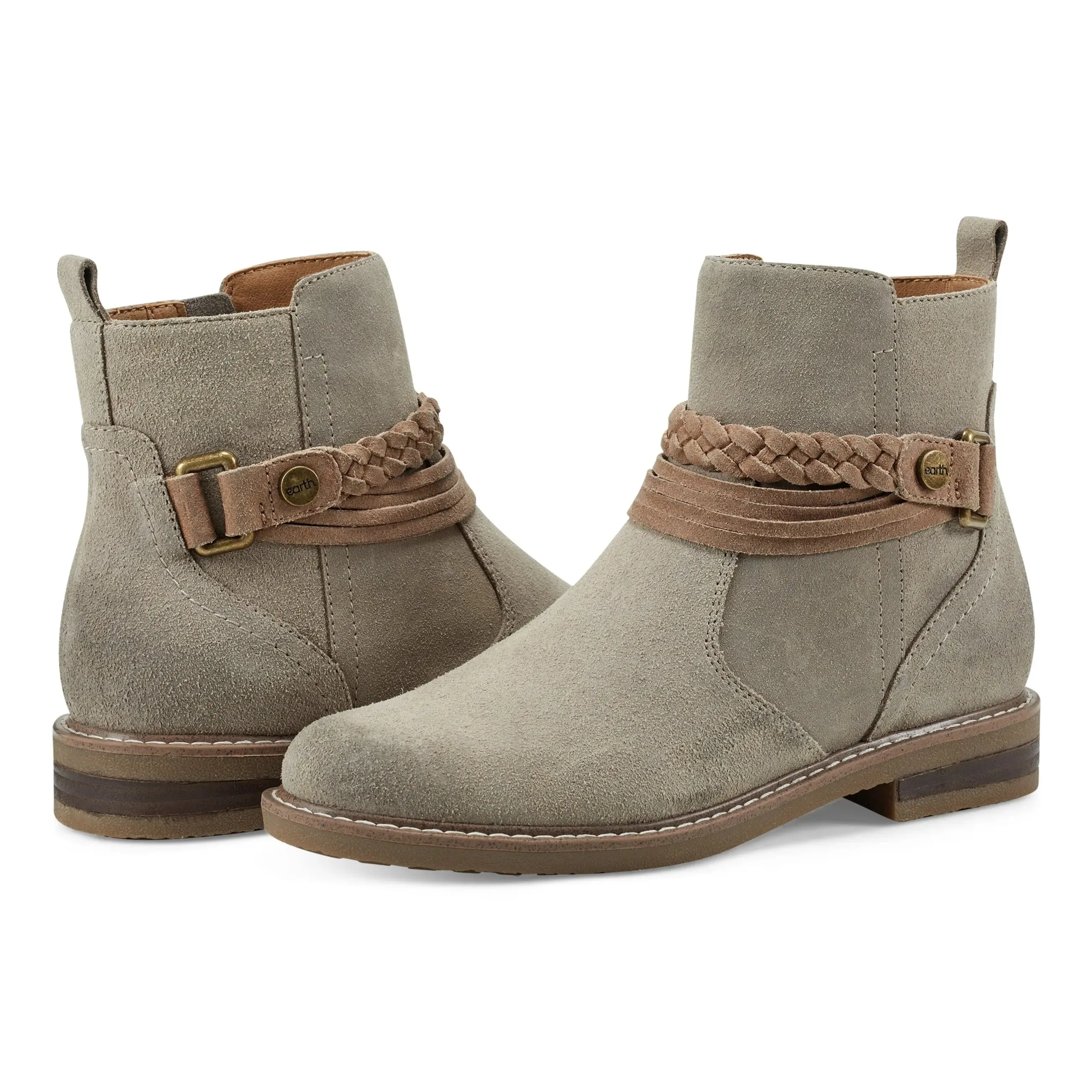 Jeno Round Toe Casual Booties
