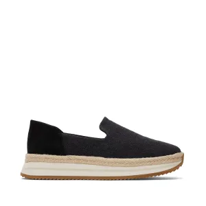 Jocelyn Black Textile Espadrille Sneaker