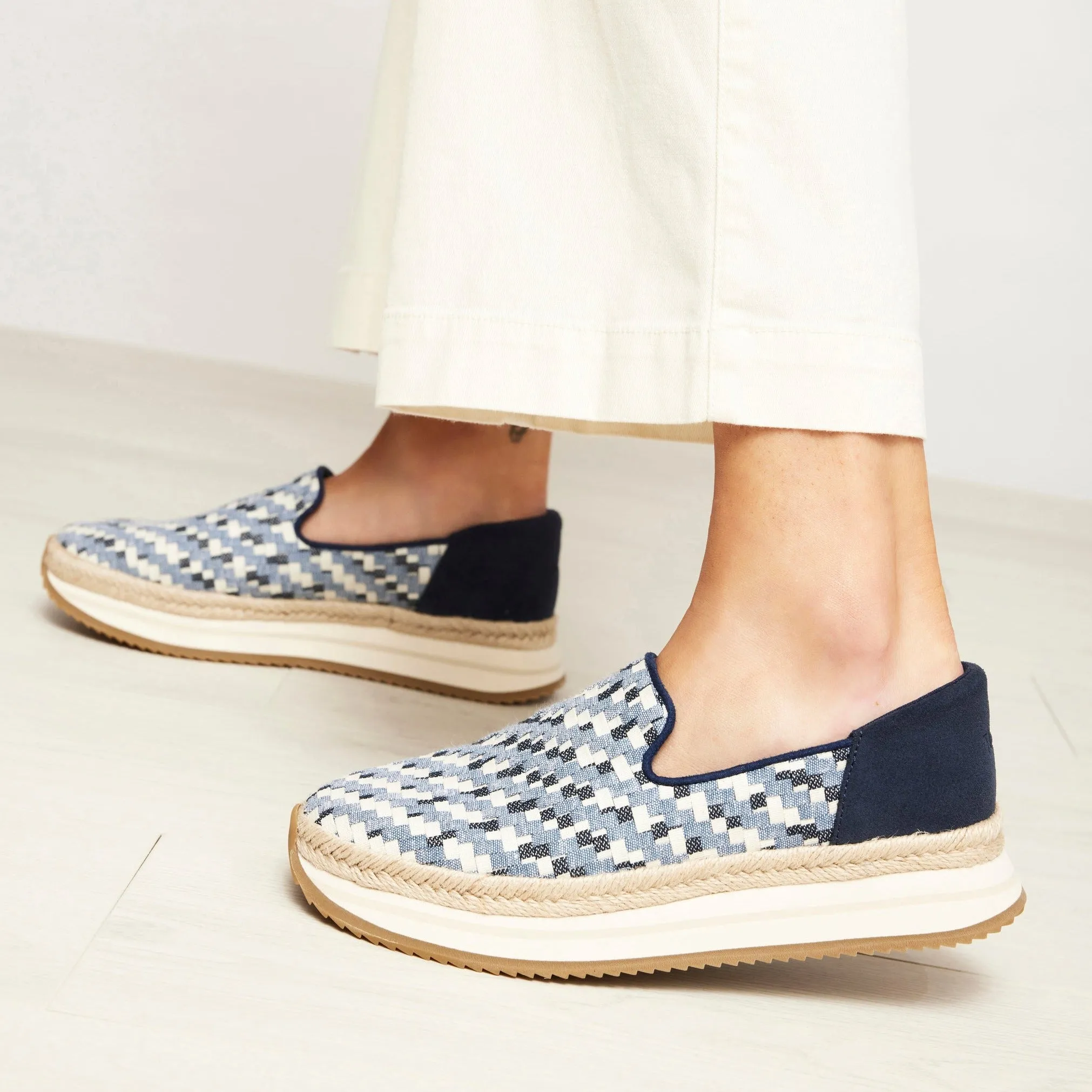 Jocelyn Blue Denim Espadrille Sneaker